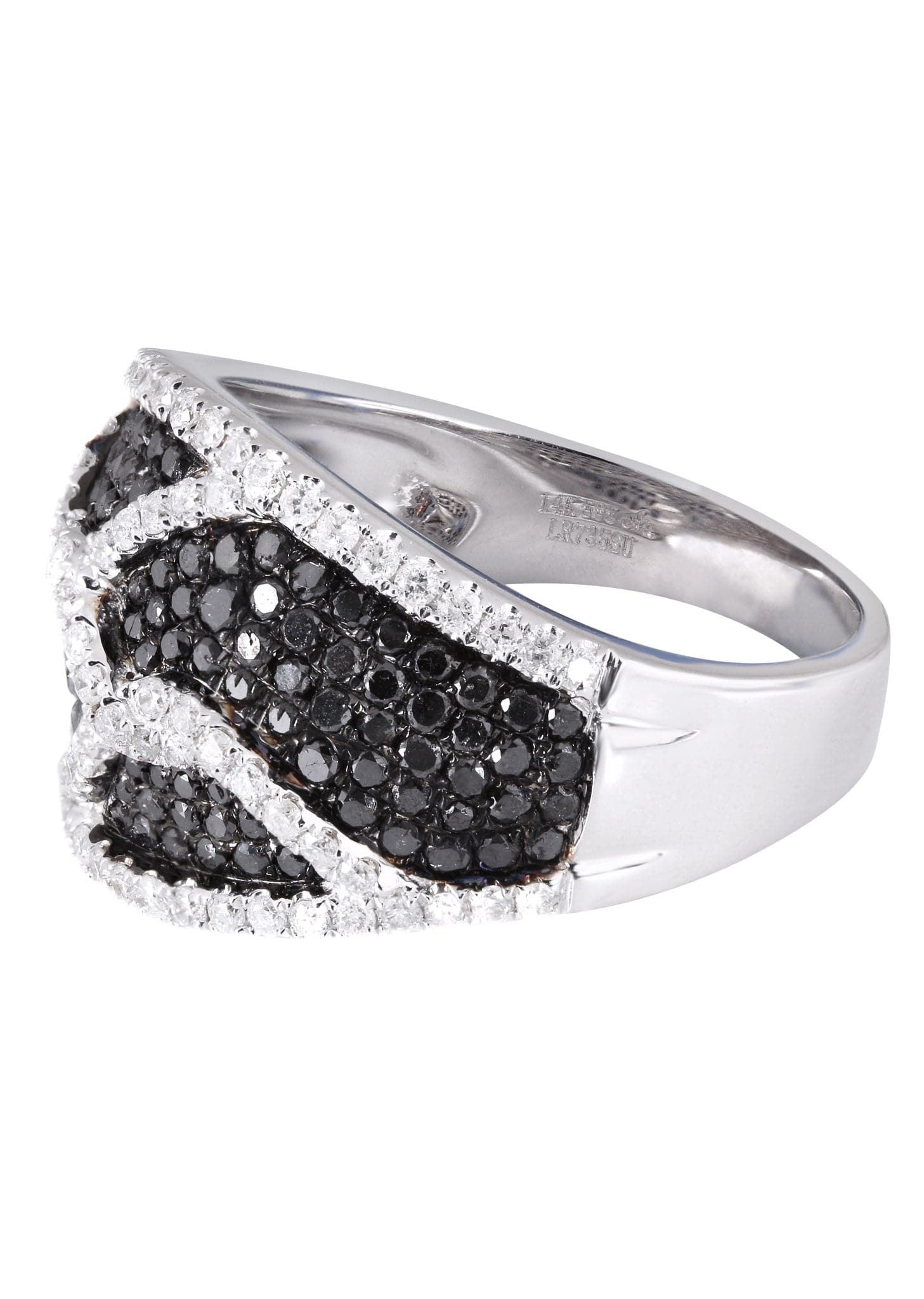 14K Ladies Black Diamond Cocktail Ring | 1.38 Carats | 7.68 Grams - Image 2