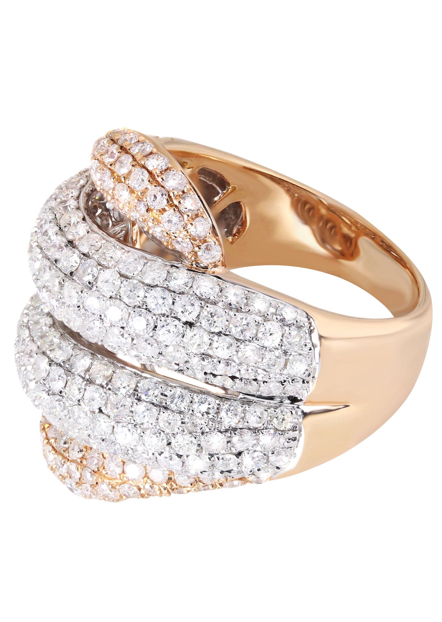 14K Ladies Diamond Cocktail Ring | 3.56 Carats | 10.84 Grams - Image 2