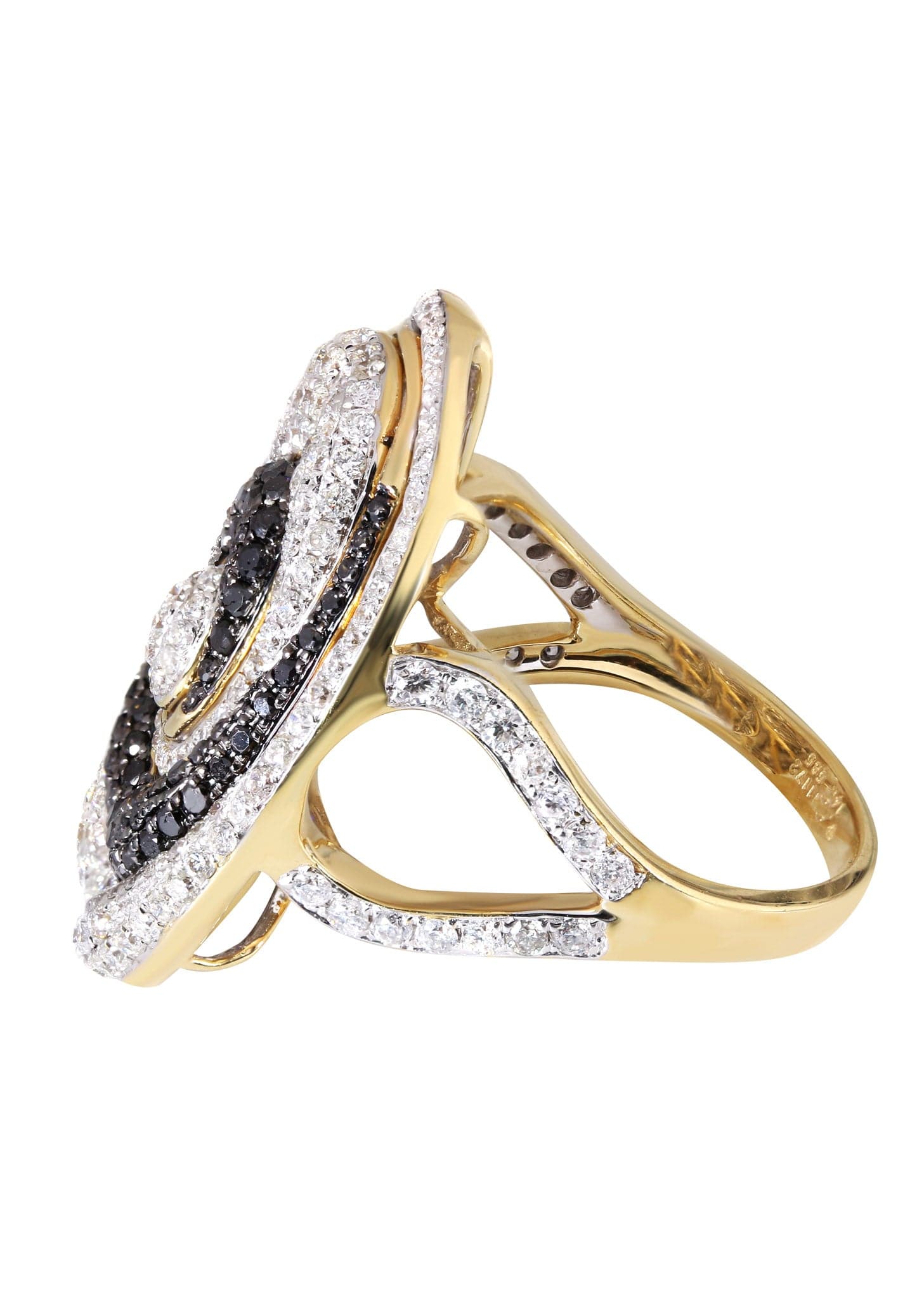 14K Ladies Black Diamond Cocktail Ring | 2.16 Carats | 9.47 Grams - Image 2