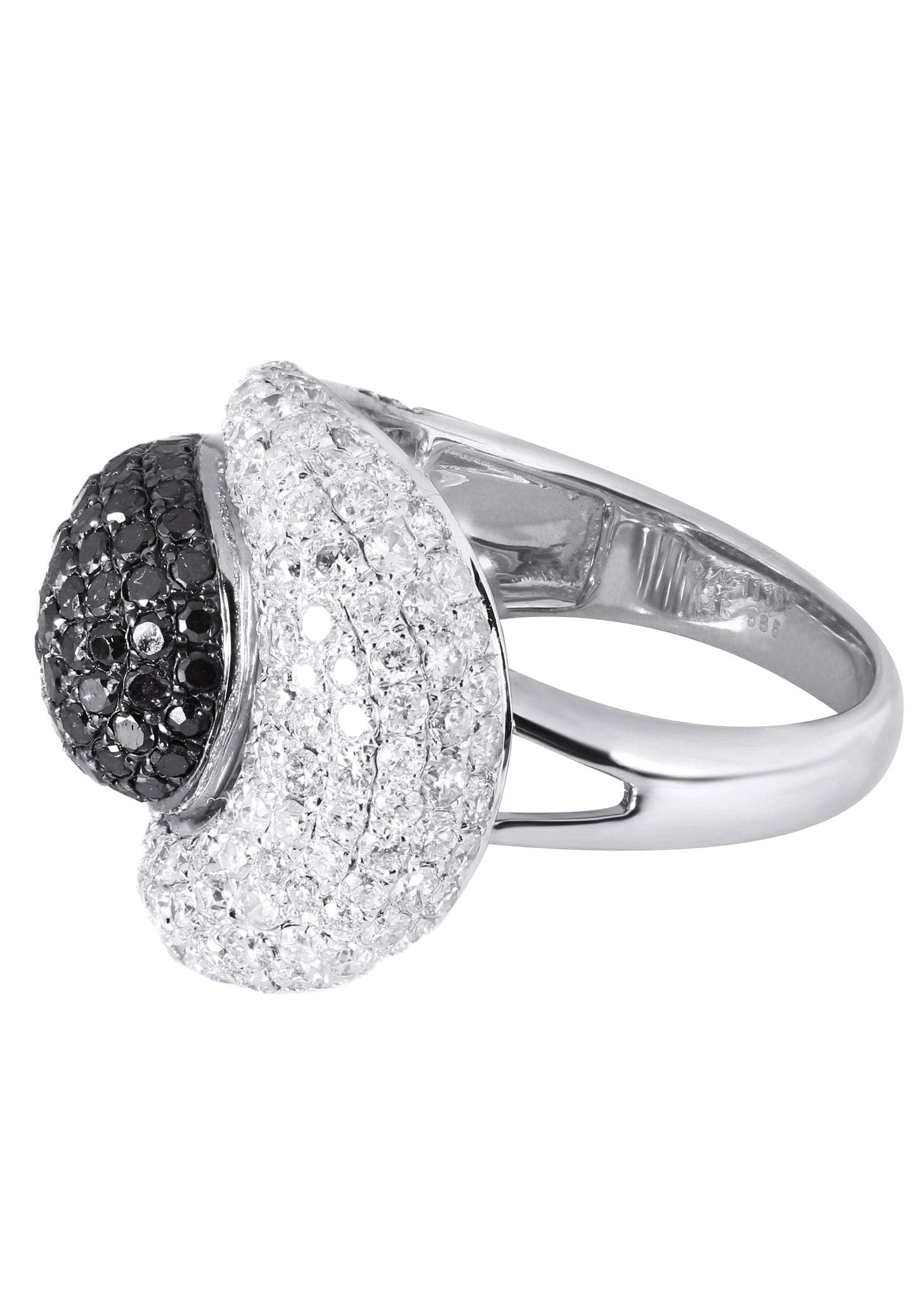 14K Ladies Black Diamond Cocktail Ring | 2.90 Carats | 7.87 Grams - Image 2