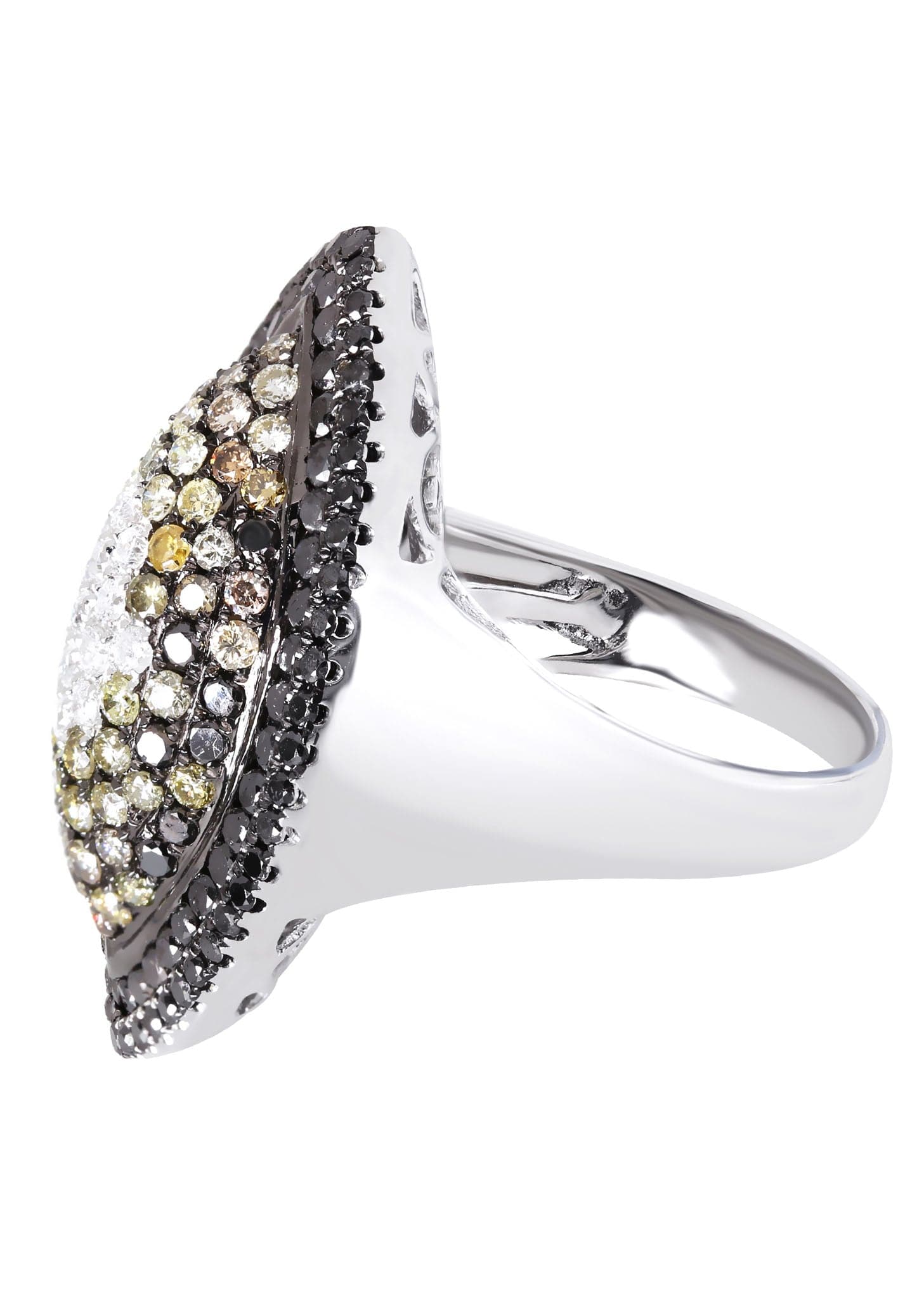 14K Ladies Black Diamond Cocktail Ring | 2.46 Carats | 9.75 Grams - Image 2