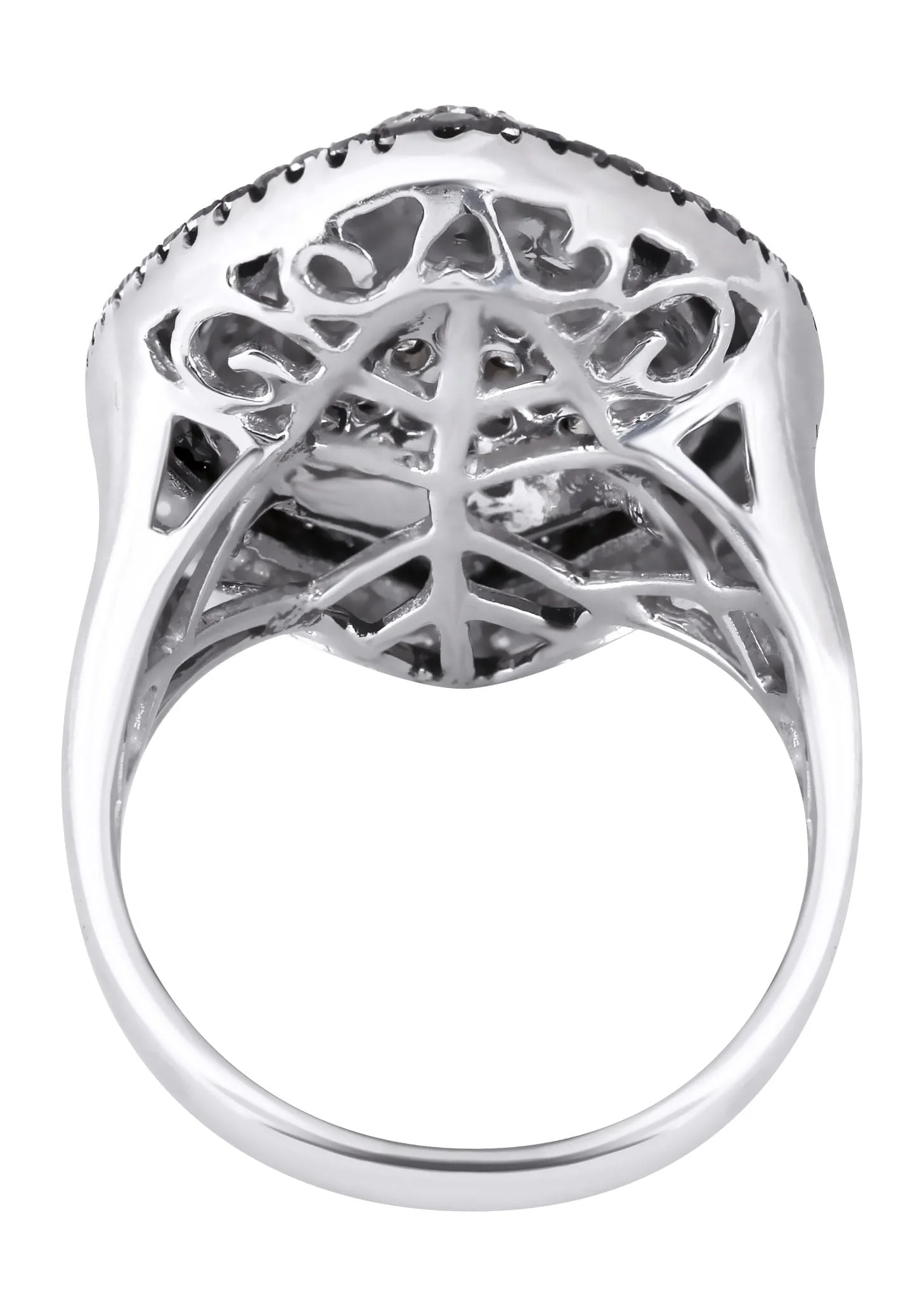 14K Ladies Black Diamond Cocktail Ring | 2.46 Carats | 9.75 Grams - Image 3