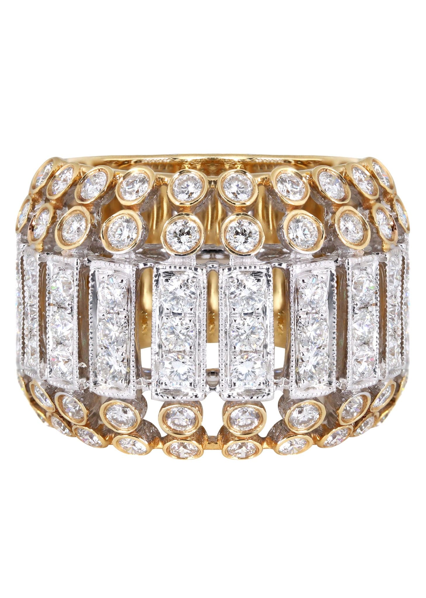 14K Ladies Diamond Cocktail Ring | 2.41 Carats | 15.69 Grams