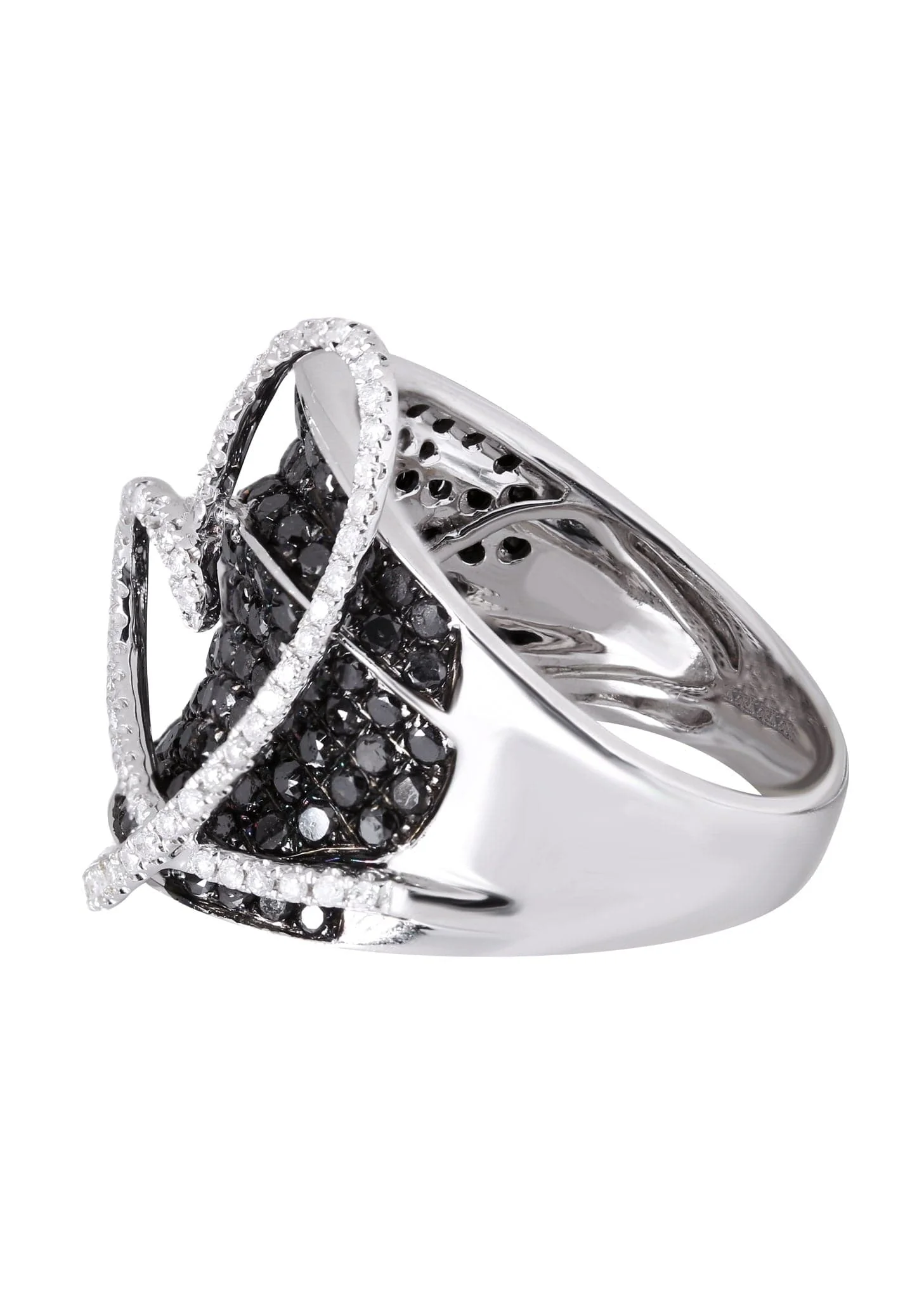 14K Ladies Black Diamond Cocktail Ring | 2.52 Carats | 9.66 Grams - Image 2