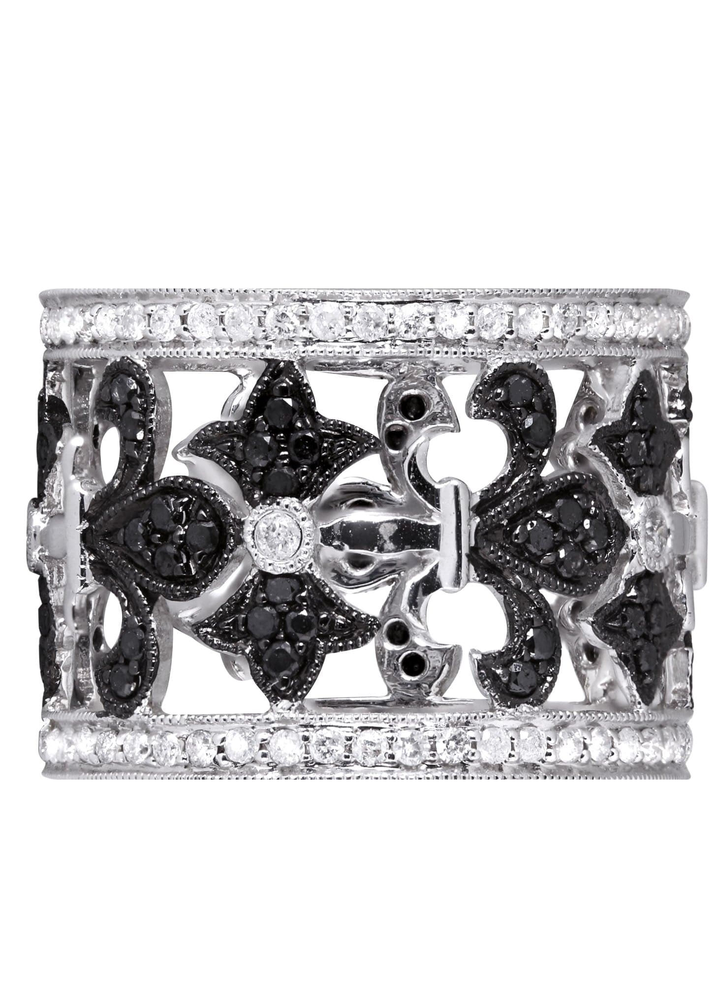 14K Ladies Black Diamond Cocktail Ring | 1.44 Carats | 8.01 Grams - Image 2
