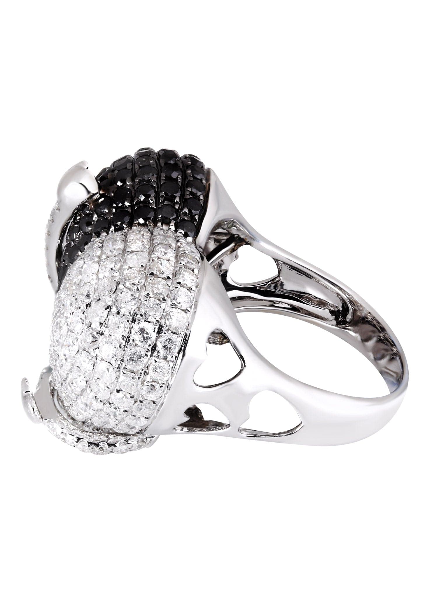 14K Ladies Black Diamond Cocktail Ring | 4.90 Carats | 10.95 Grams - Image 2