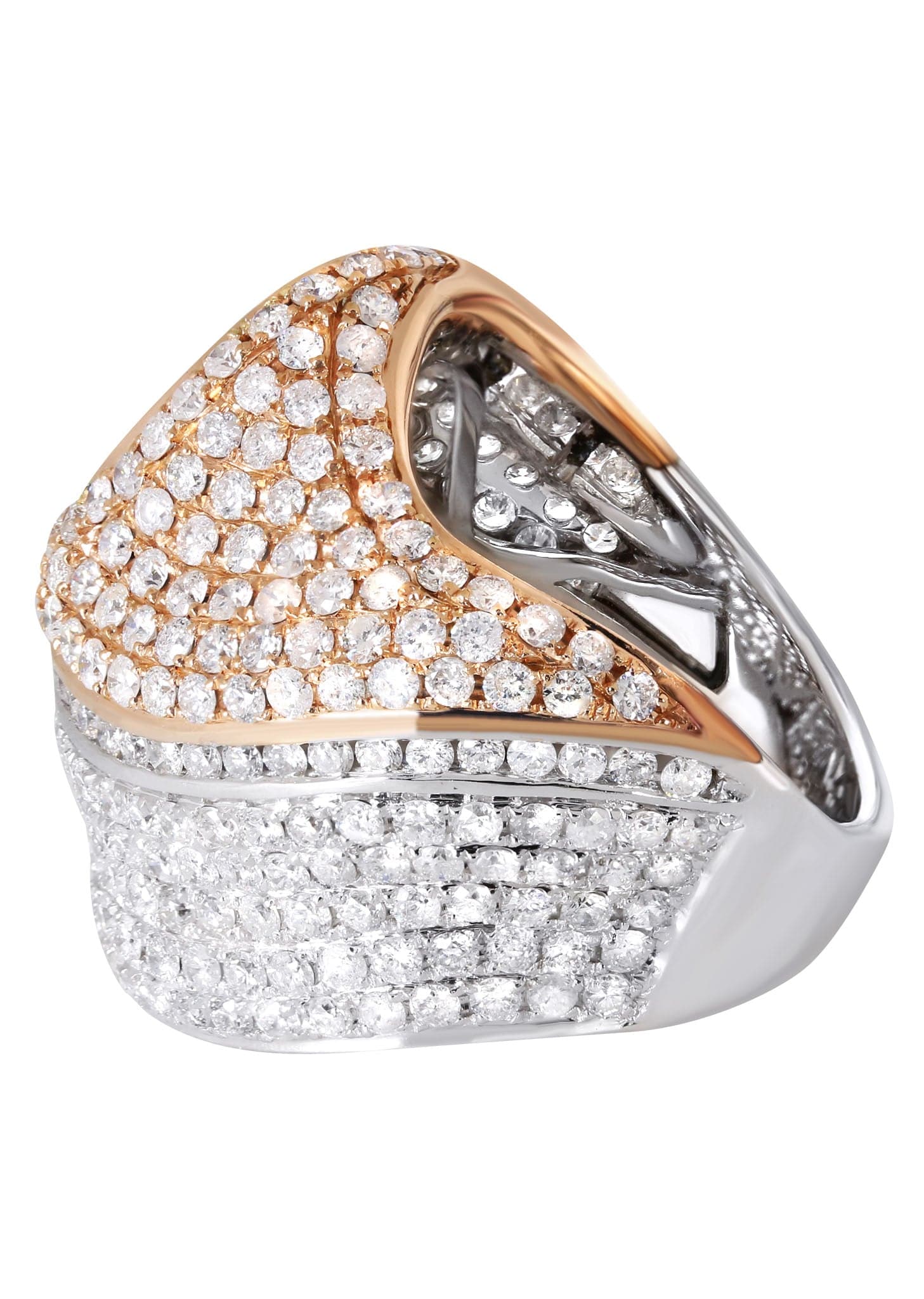 14K Ladies Diamond Cocktail Ring | 4.46 Carats | 13.46 Grams - Image 2