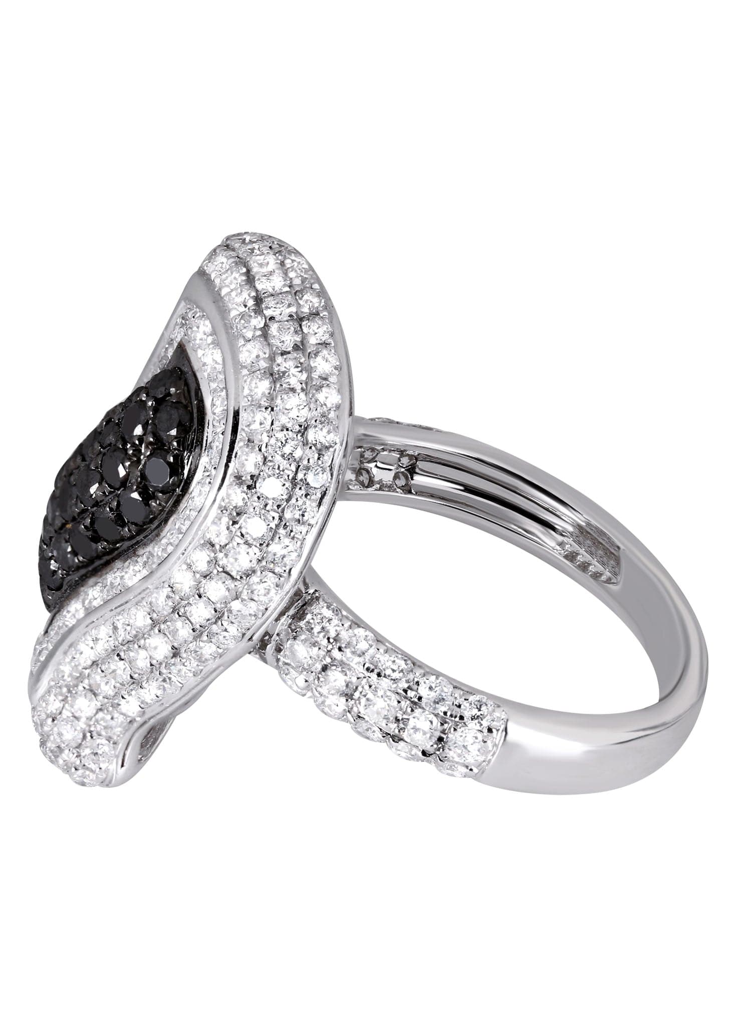 14K Ladies Black Diamond Cocktail Ring | 2.82 Carats | 8.53 Grams - Image 2