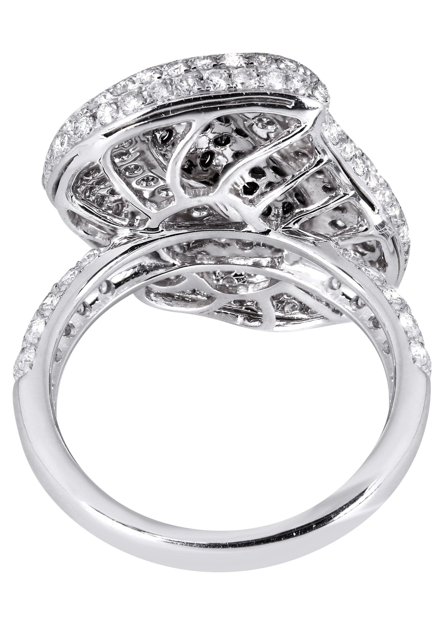 14K Ladies Black Diamond Cocktail Ring | 2.82 Carats | 8.53 Grams - Image 3