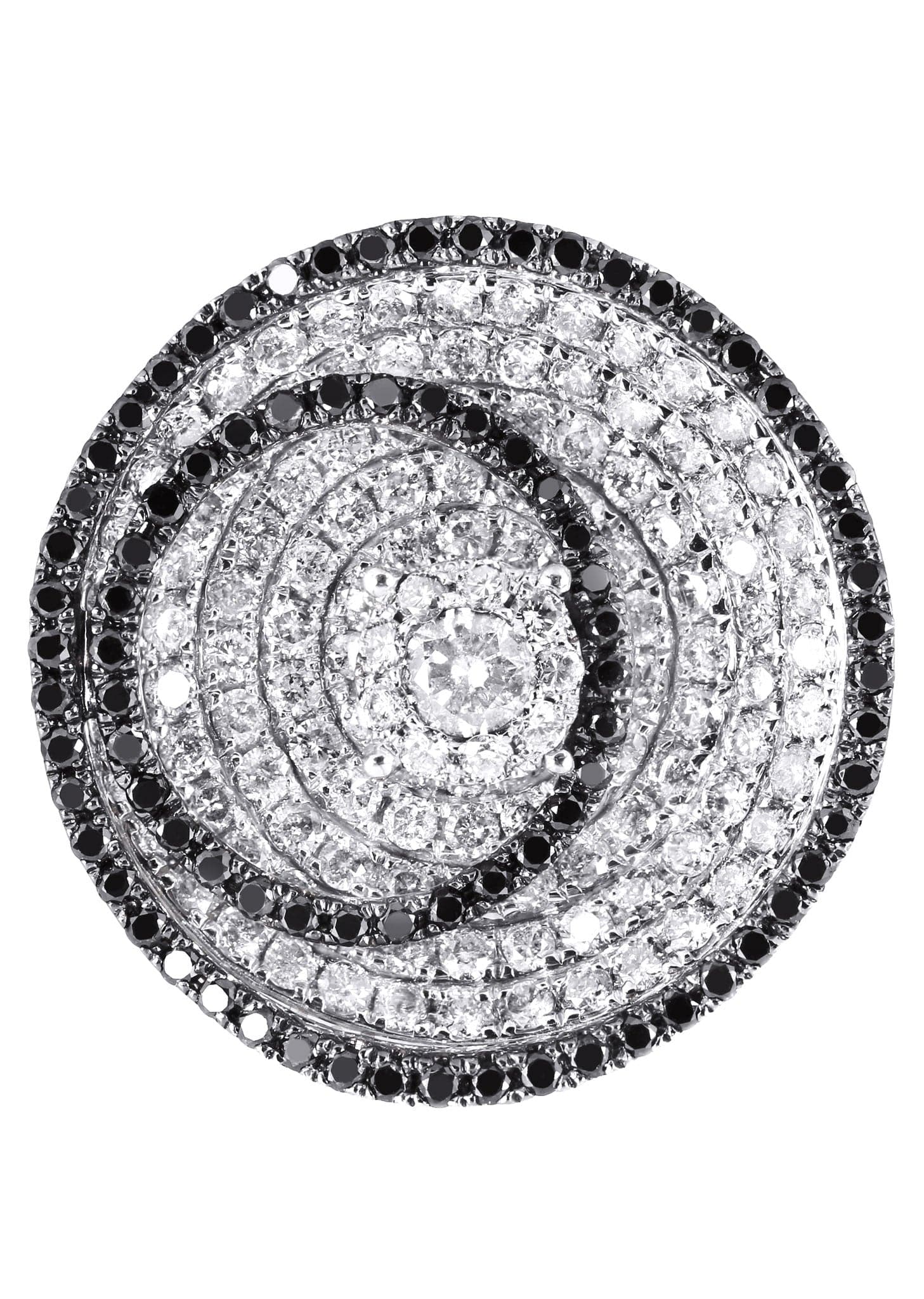 14K Ladies Black Diamond Cocktail Ring | 1.49 Carats | 10.22 Grams