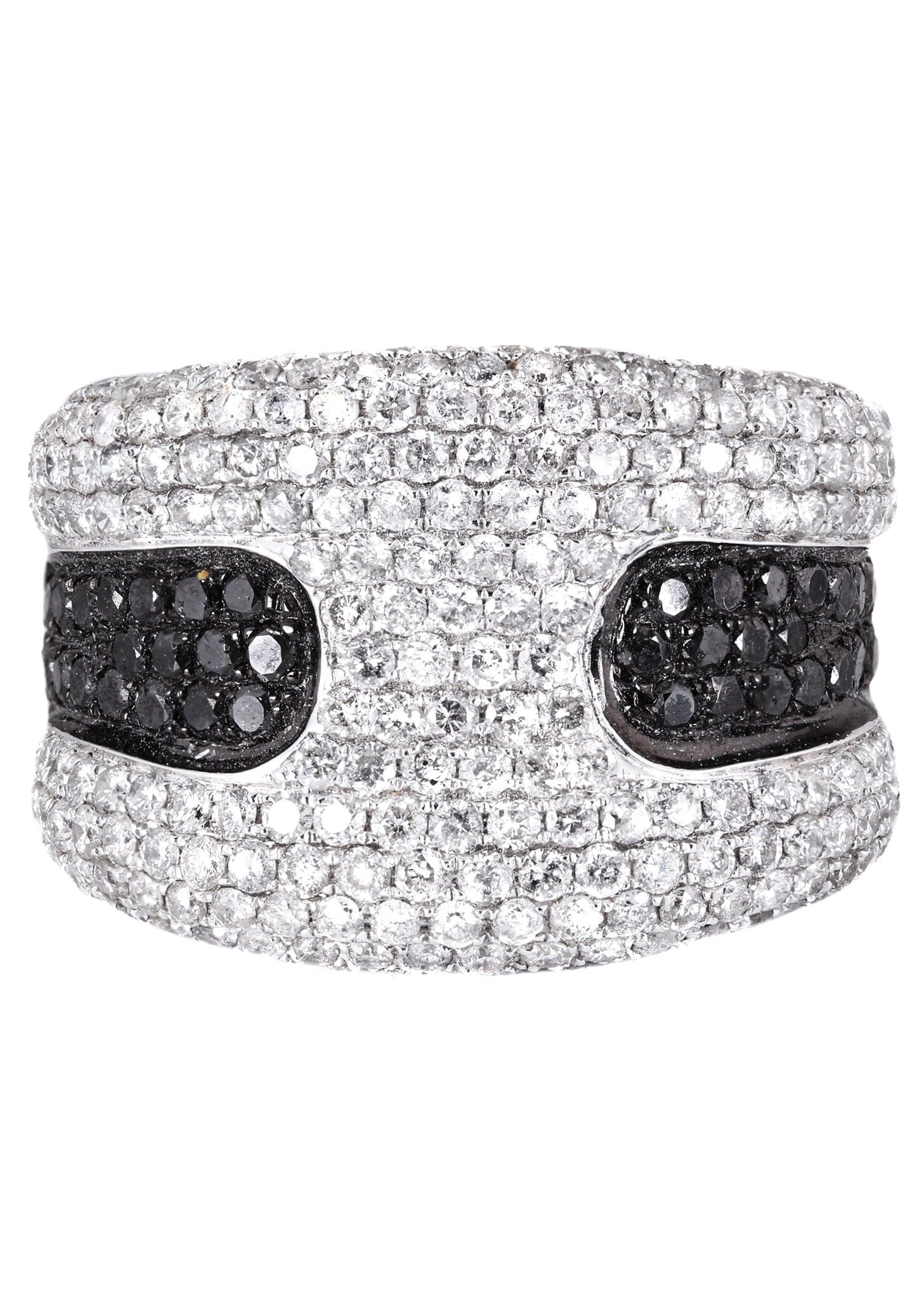 14K Ladies Black Diamond Cocktail Ring | 3.63 Carats | 11.82 Grams