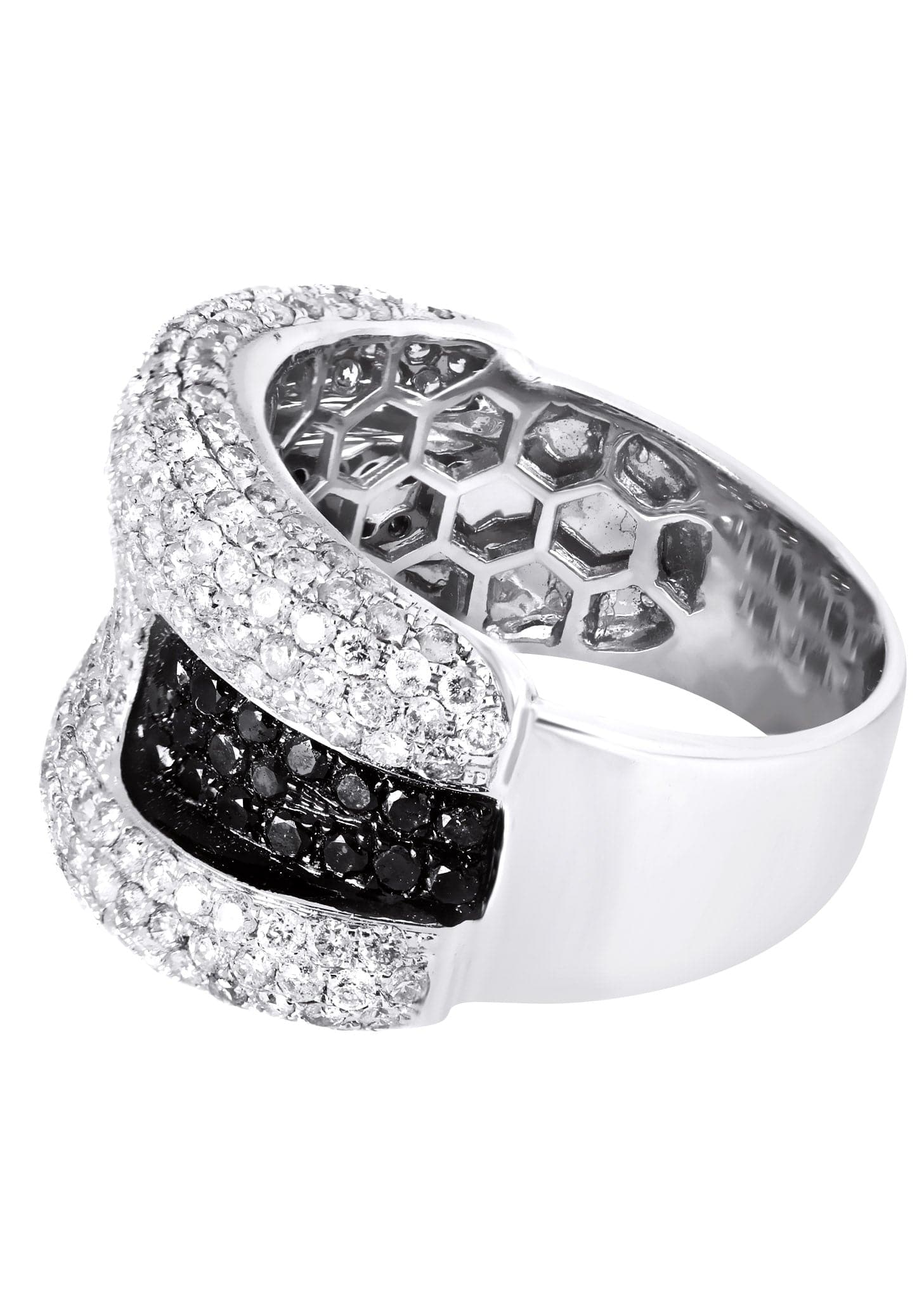 14K Ladies Black Diamond Cocktail Ring | 3.63 Carats | 11.82 Grams - Image 2