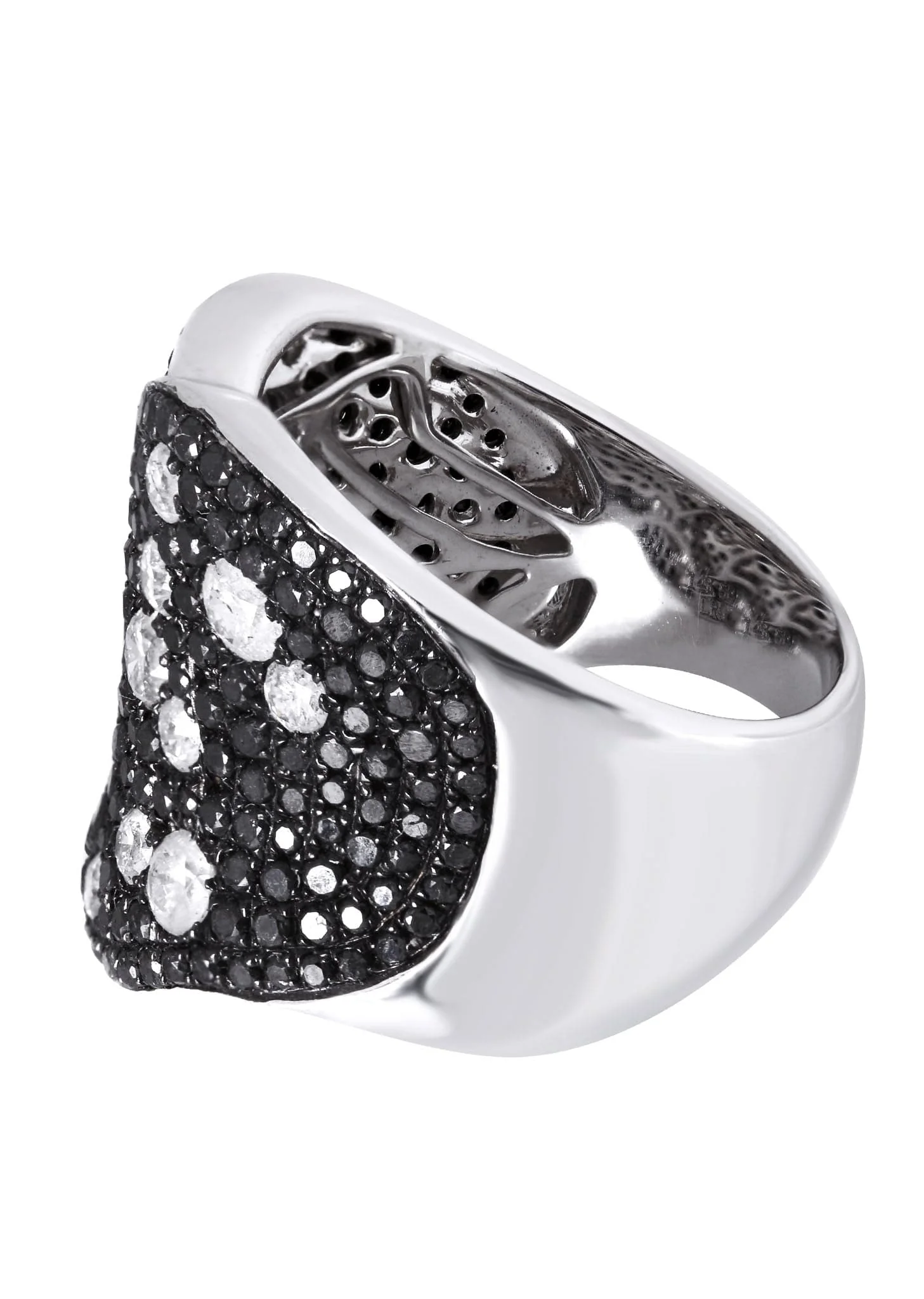 14K Ladies Black Diamond Cocktail Ring | 3.44 Carats | 12.29 Grams - Image 2