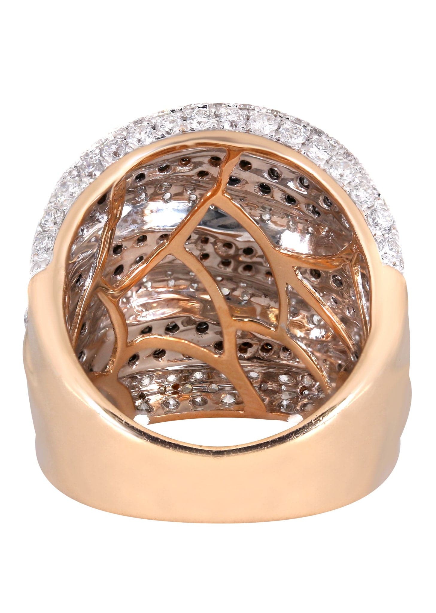 14K Ladies Black Diamond Cocktail Ring | 3.92 Carats | 13.79 Grams - Image 3