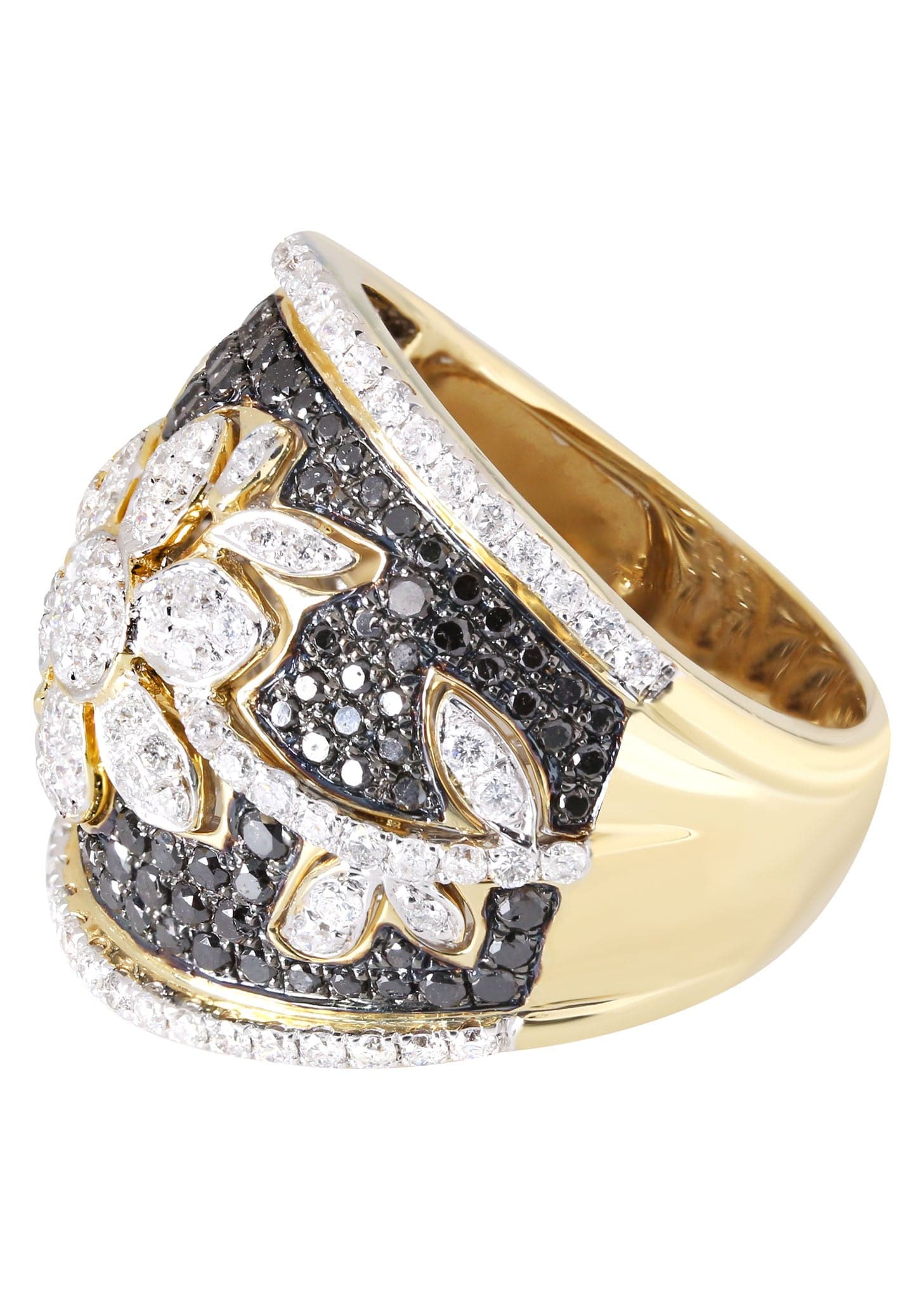 14K Ladies Black Diamond Cocktail Ring | 2.24 Carats | 13.67 Grams - Image 2