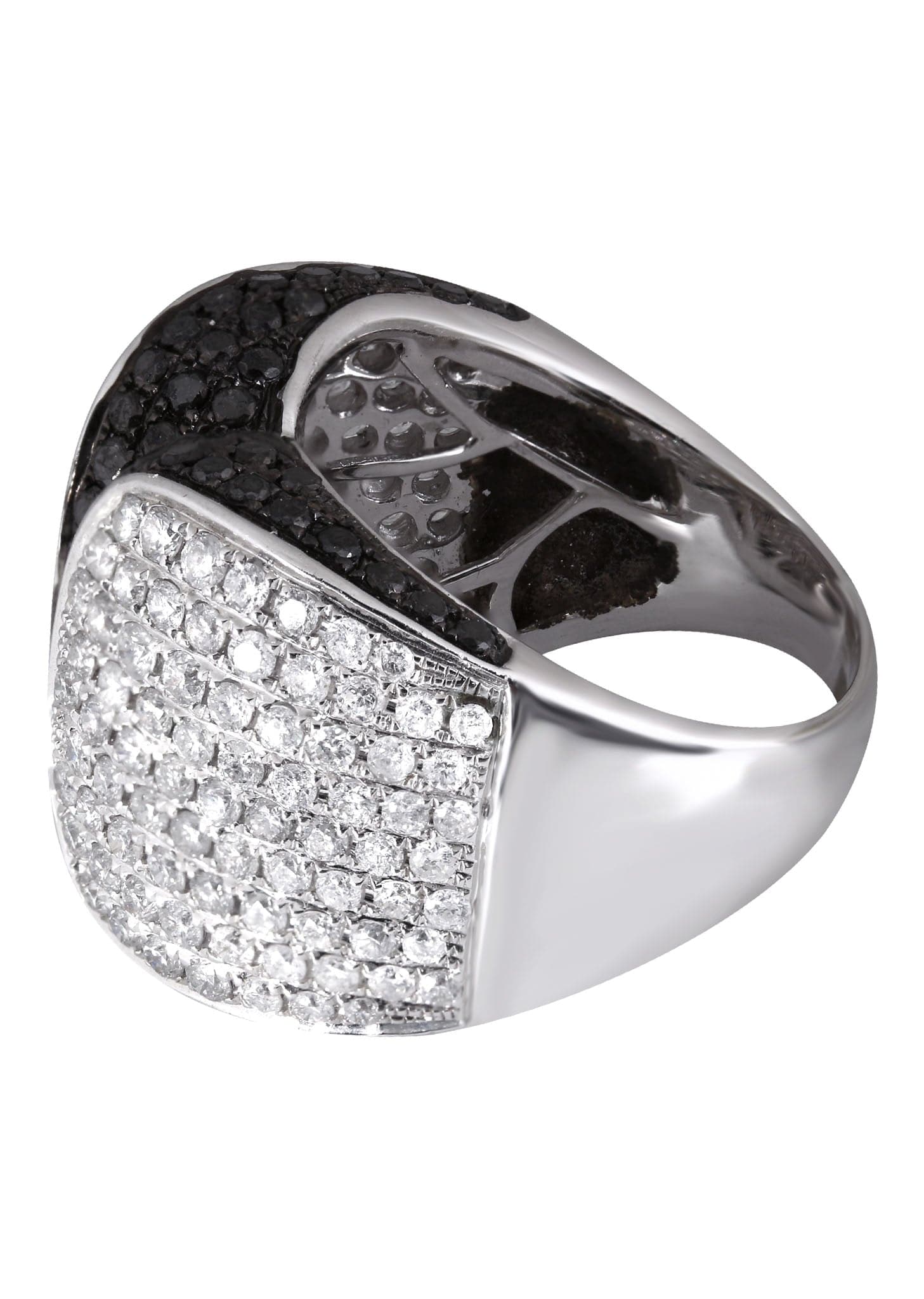 14K Ladies Black Diamond Cocktail Ring | 3.75 Carats | 12.78 Grams - Image 2