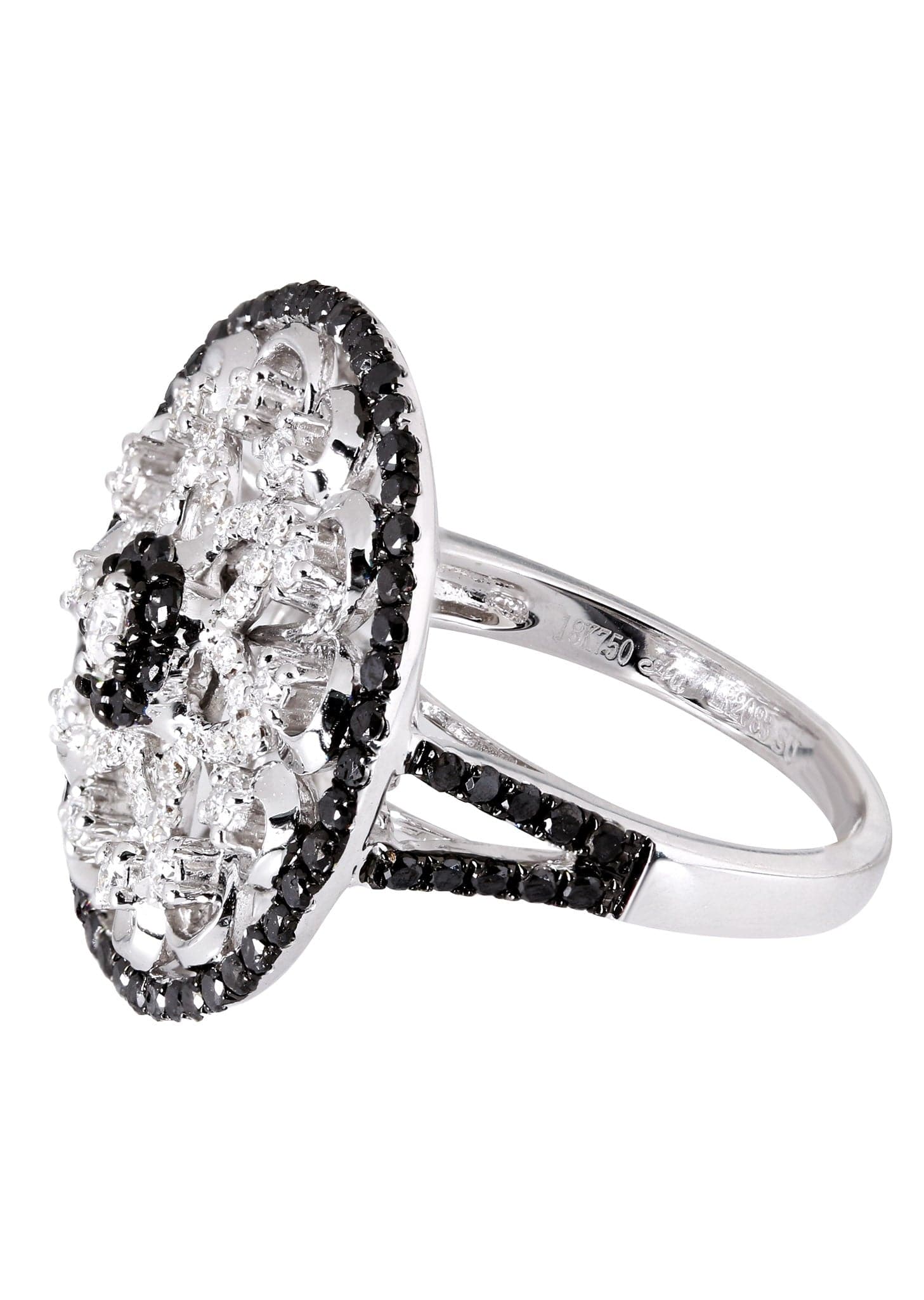 14K Ladies Black Diamond Cocktail Ring | 1.26 Carats | 7.08 Grams - Image 2