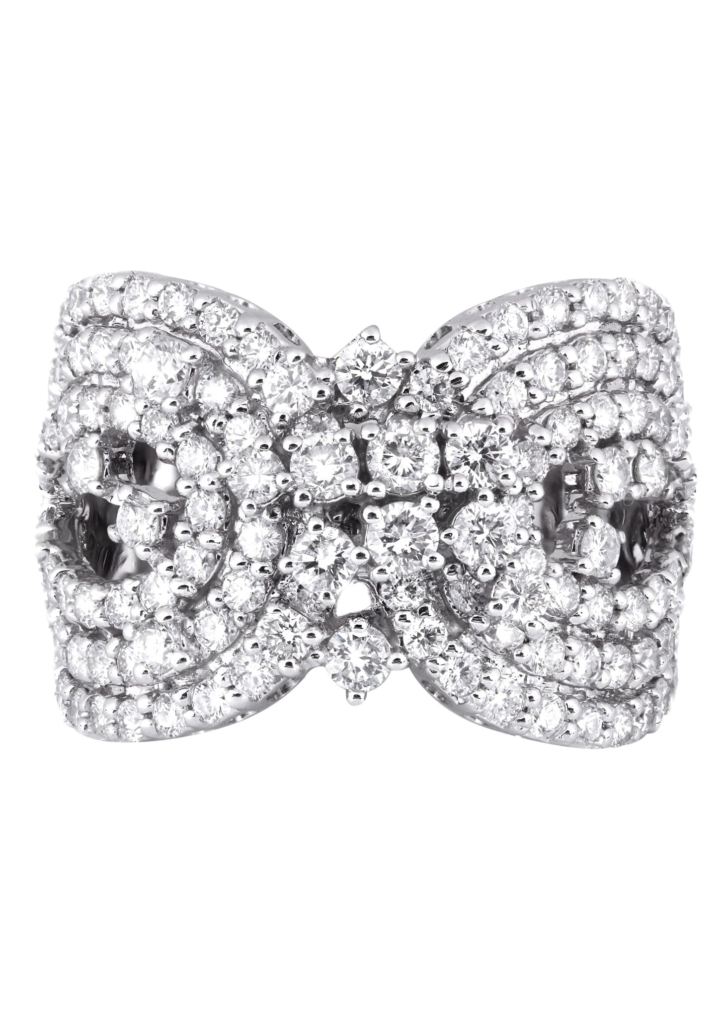 14K Ladies Diamond Cocktail Ring | 3.20 Carats | 10.93 Grams