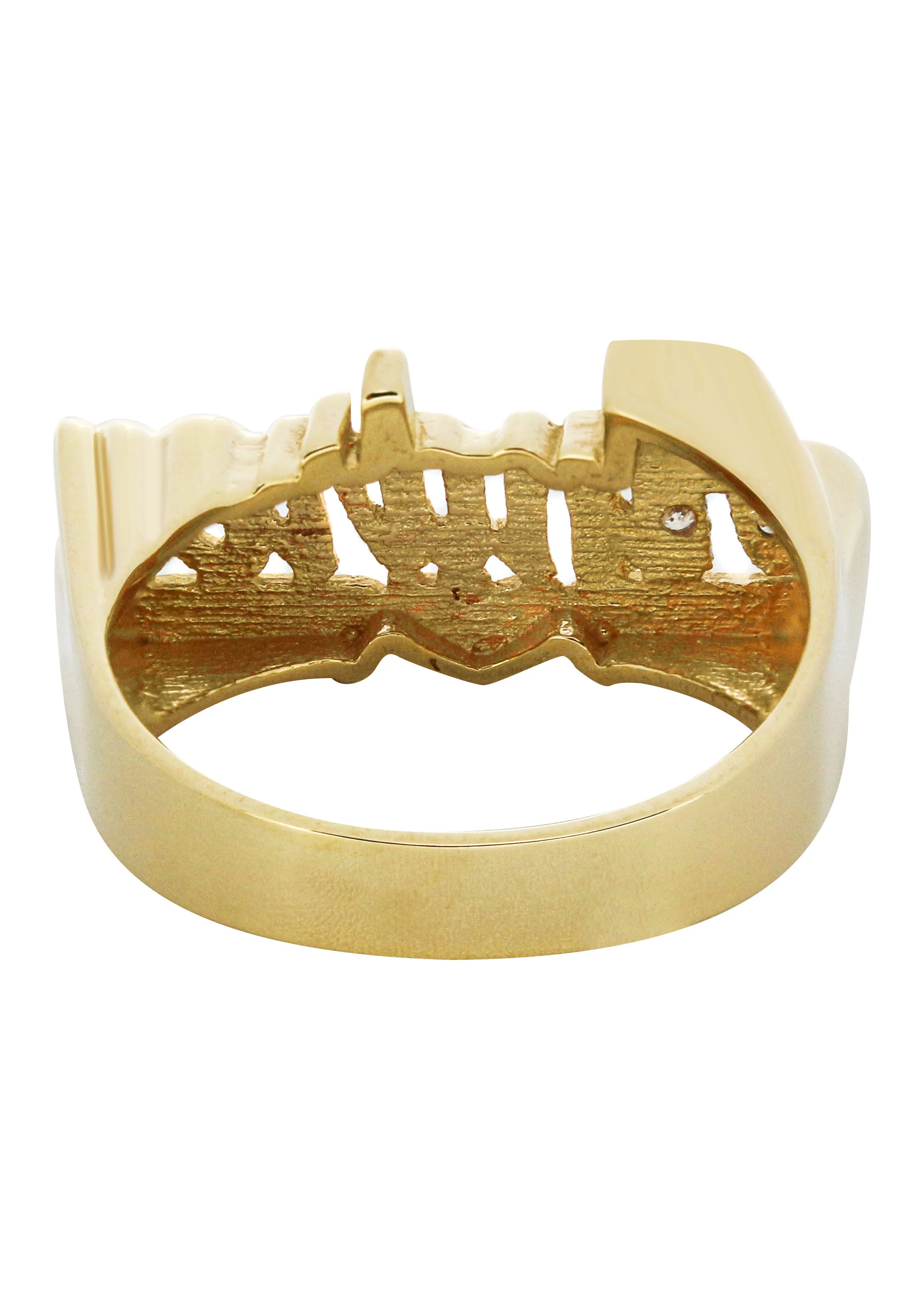 14K Diamond Two Tone Gold Name Ring | Appx. 4.4 Grams - Image 3