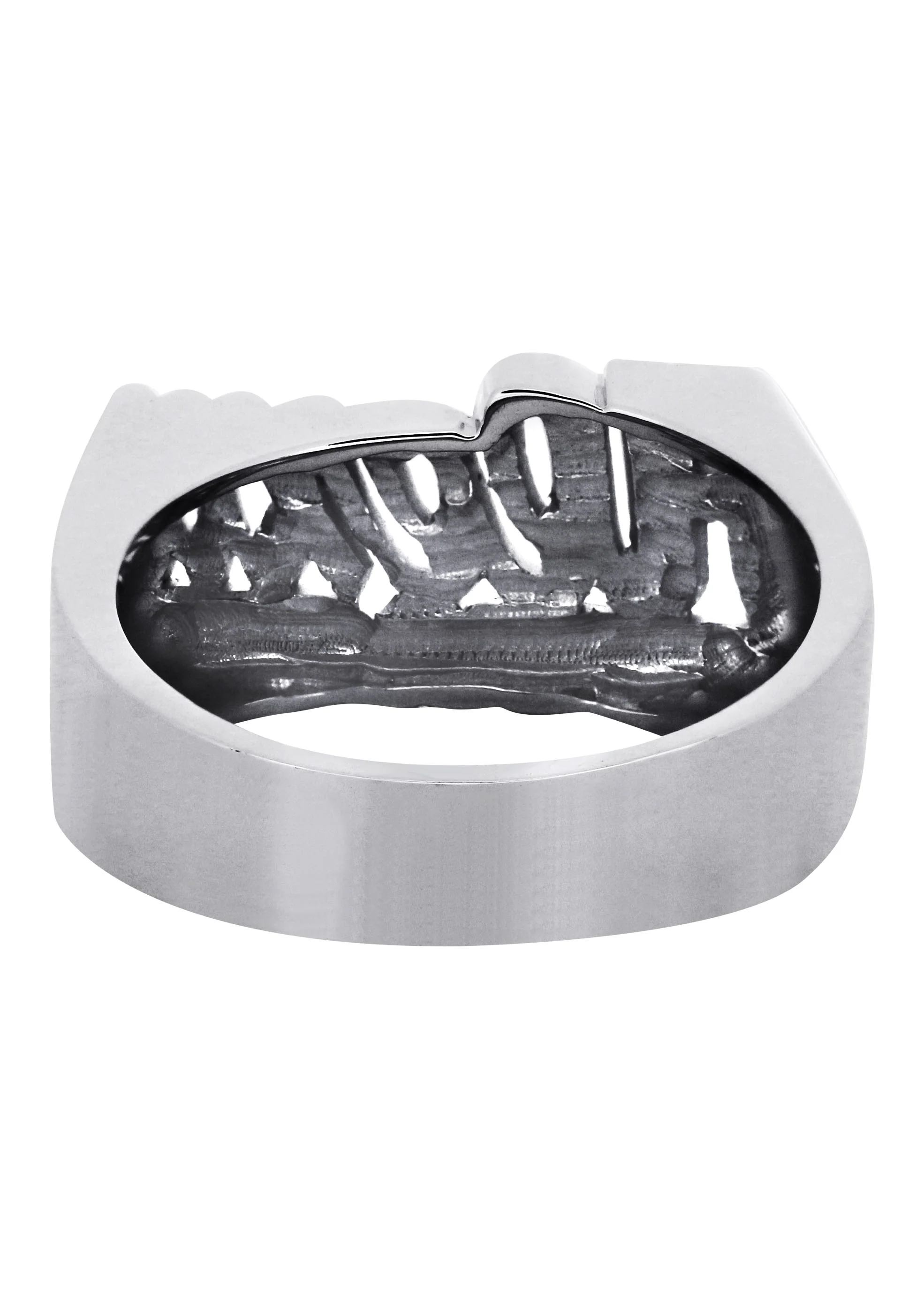 14K White Gold Name Ring | Appx. 9 Grams - Image 3