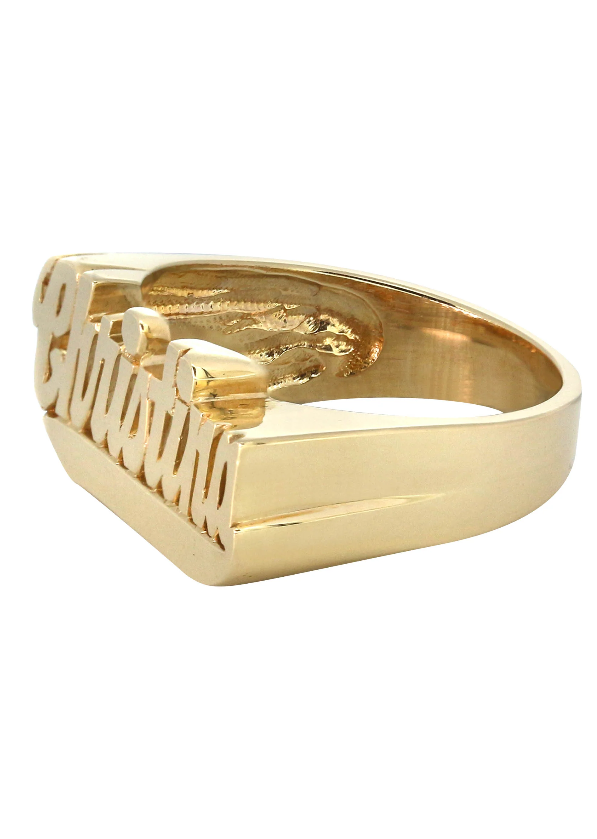 14K Script Gold Name Ring | Appx. 5.5 Grams - Image 2