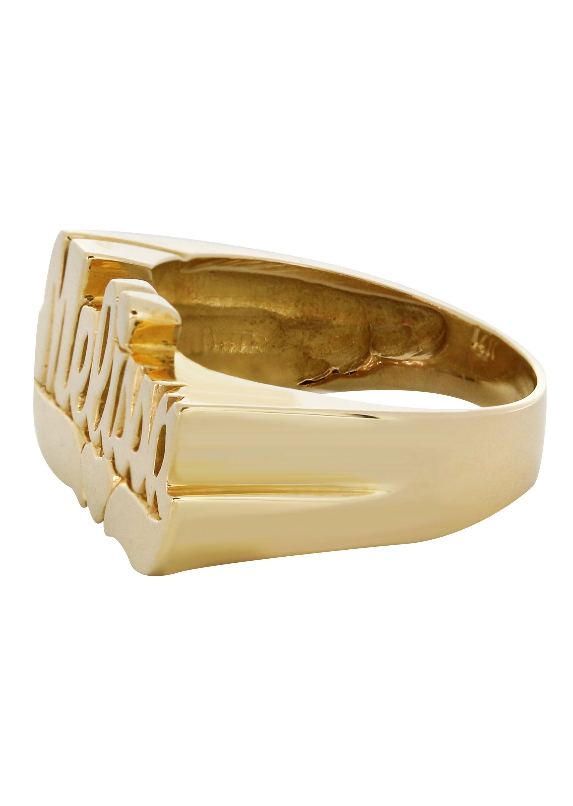 14K Script Gold Name Ring | Appx. 5.4 Grams - Image 2