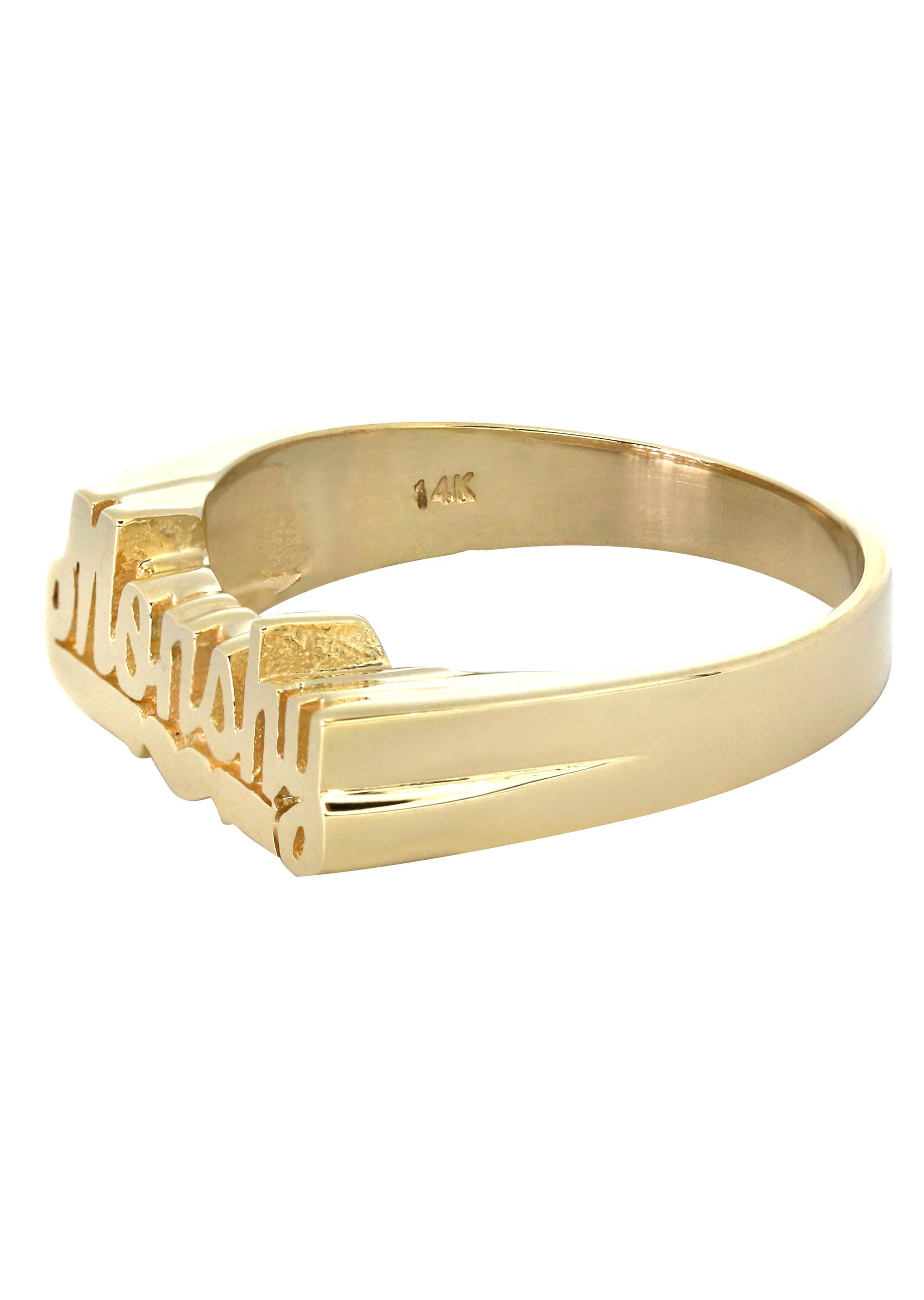 14K Script Gold Name Ring | Appx. 5.3 Grams - Image 2