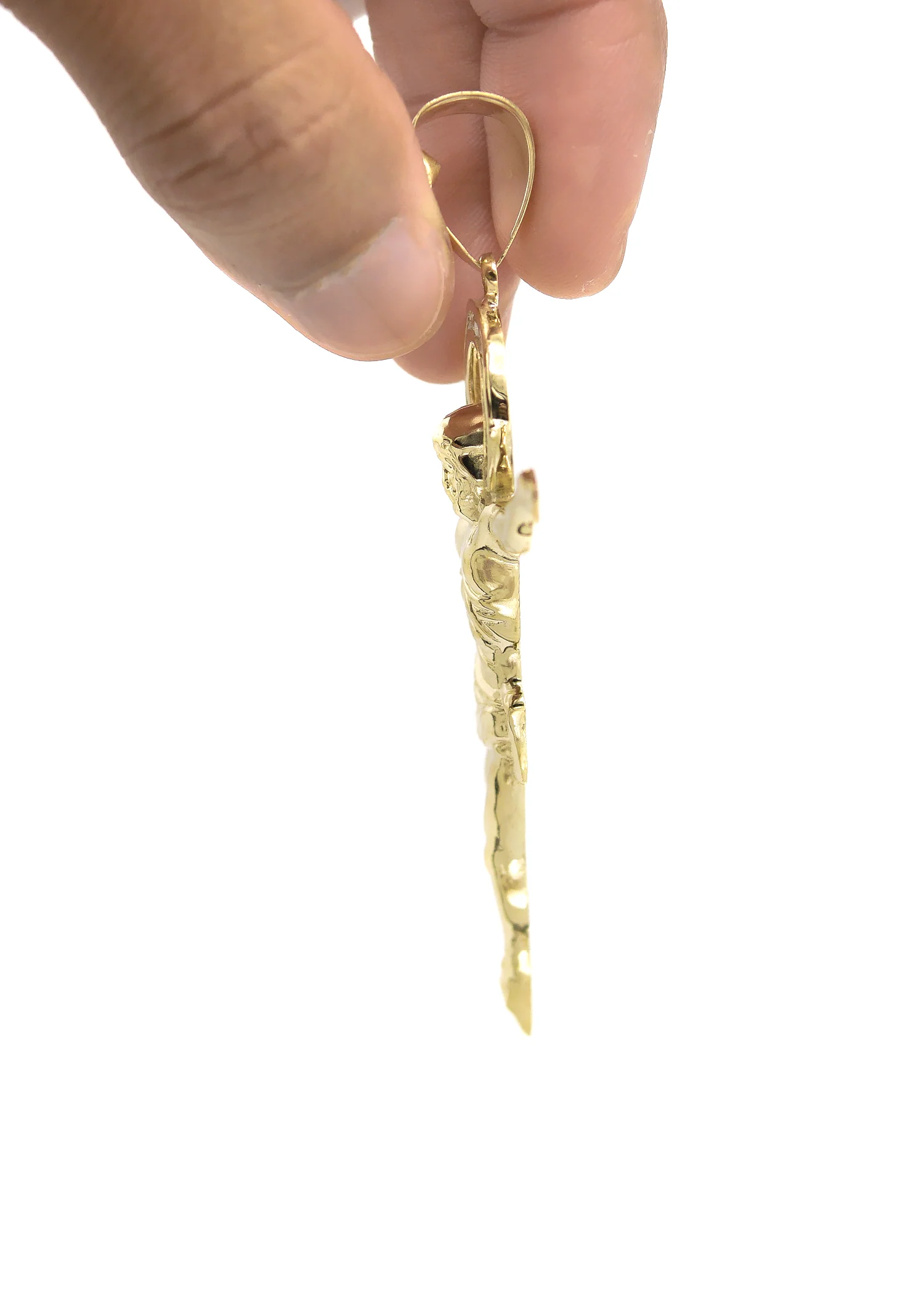 10K Gold Crucifix Pendant | Customizable Pendant - Image 5