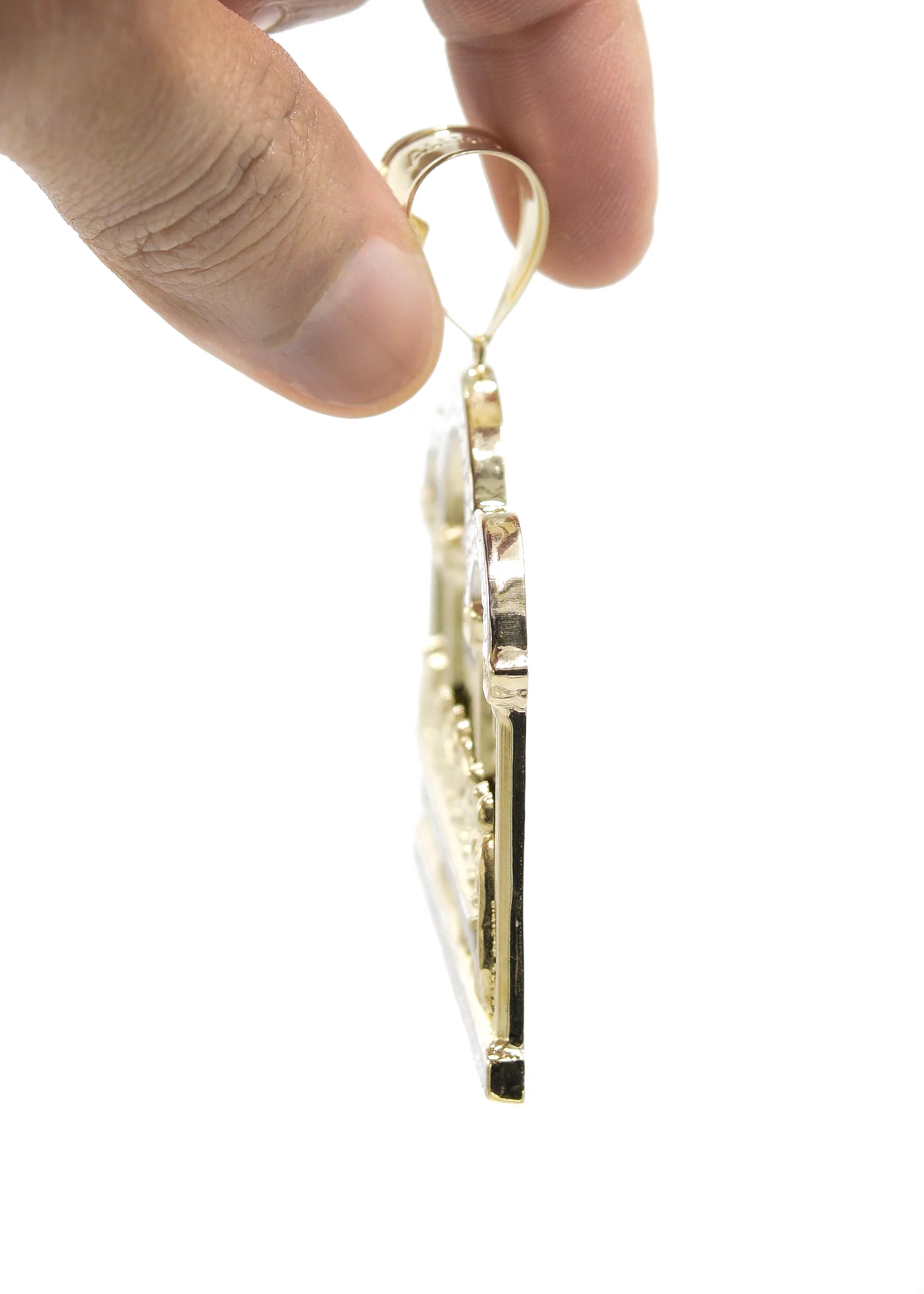 10K Gold Last Supper Pendant | Customizable Size - Image 5