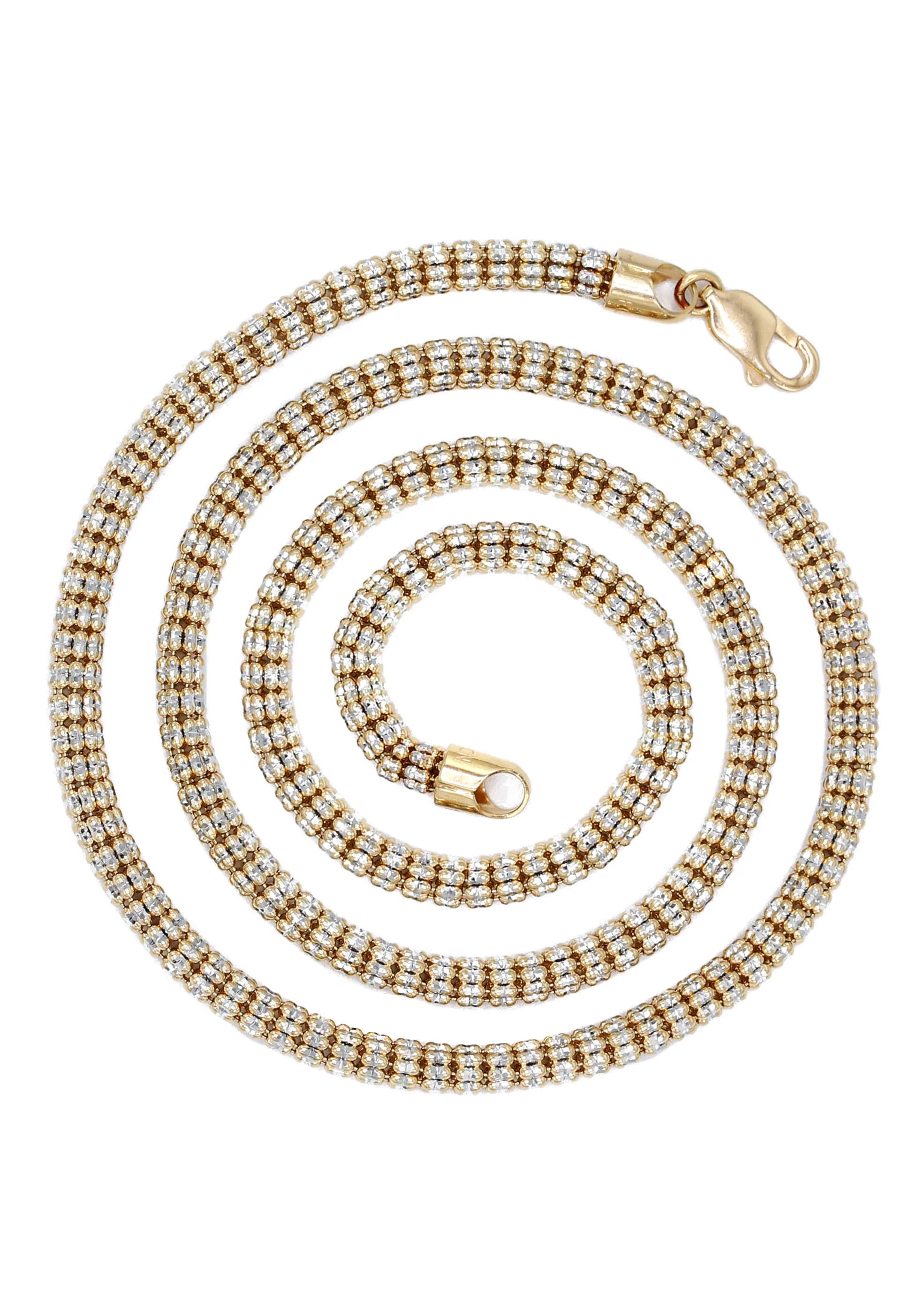 Yellow Gold Chain - Mens Ice Chain 10K/14K Yellow Gold - Image 3