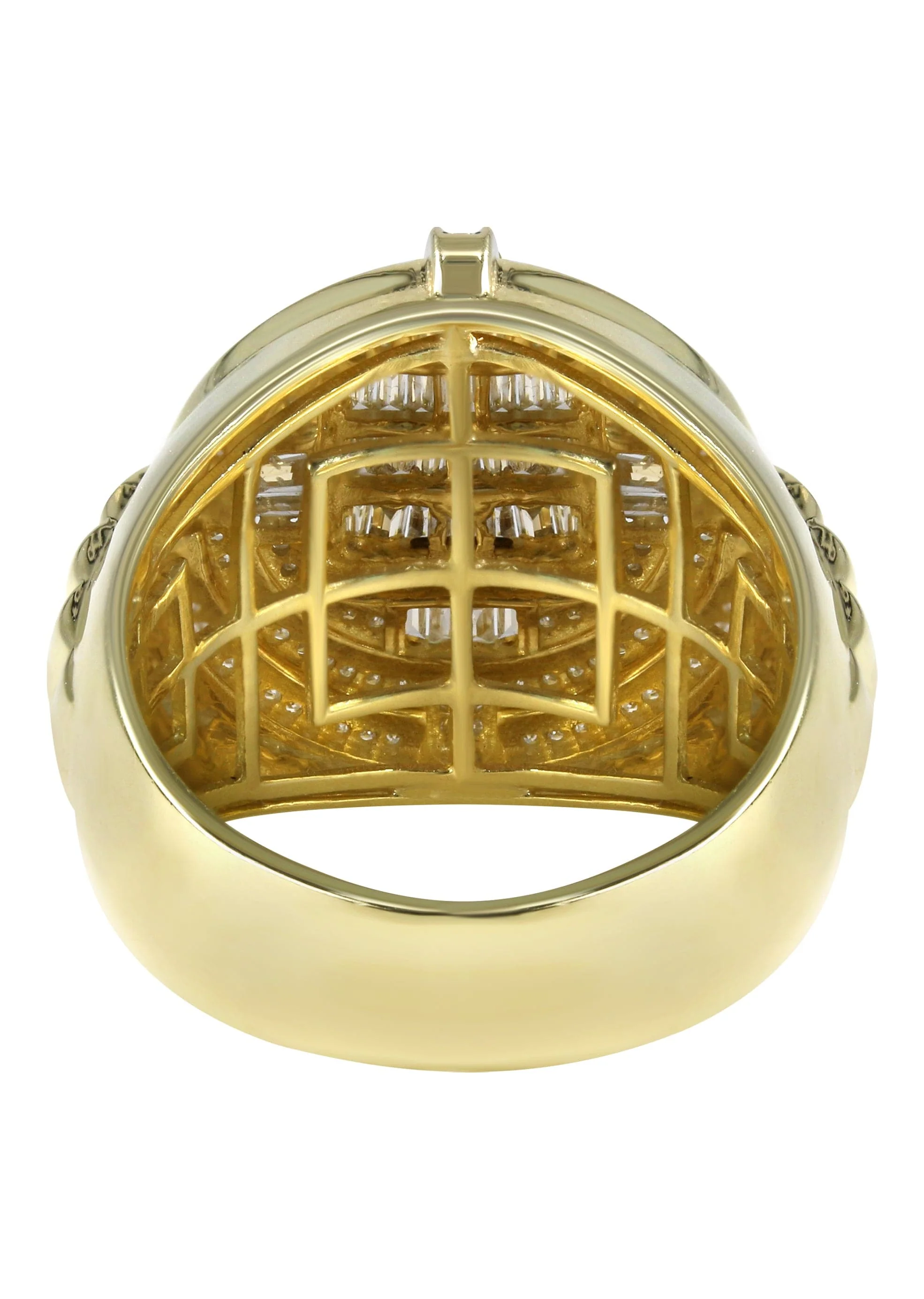 Mens Baguette Diamond Pinky Ring | 0.92 Carats | 9.8 Grams - Image 3