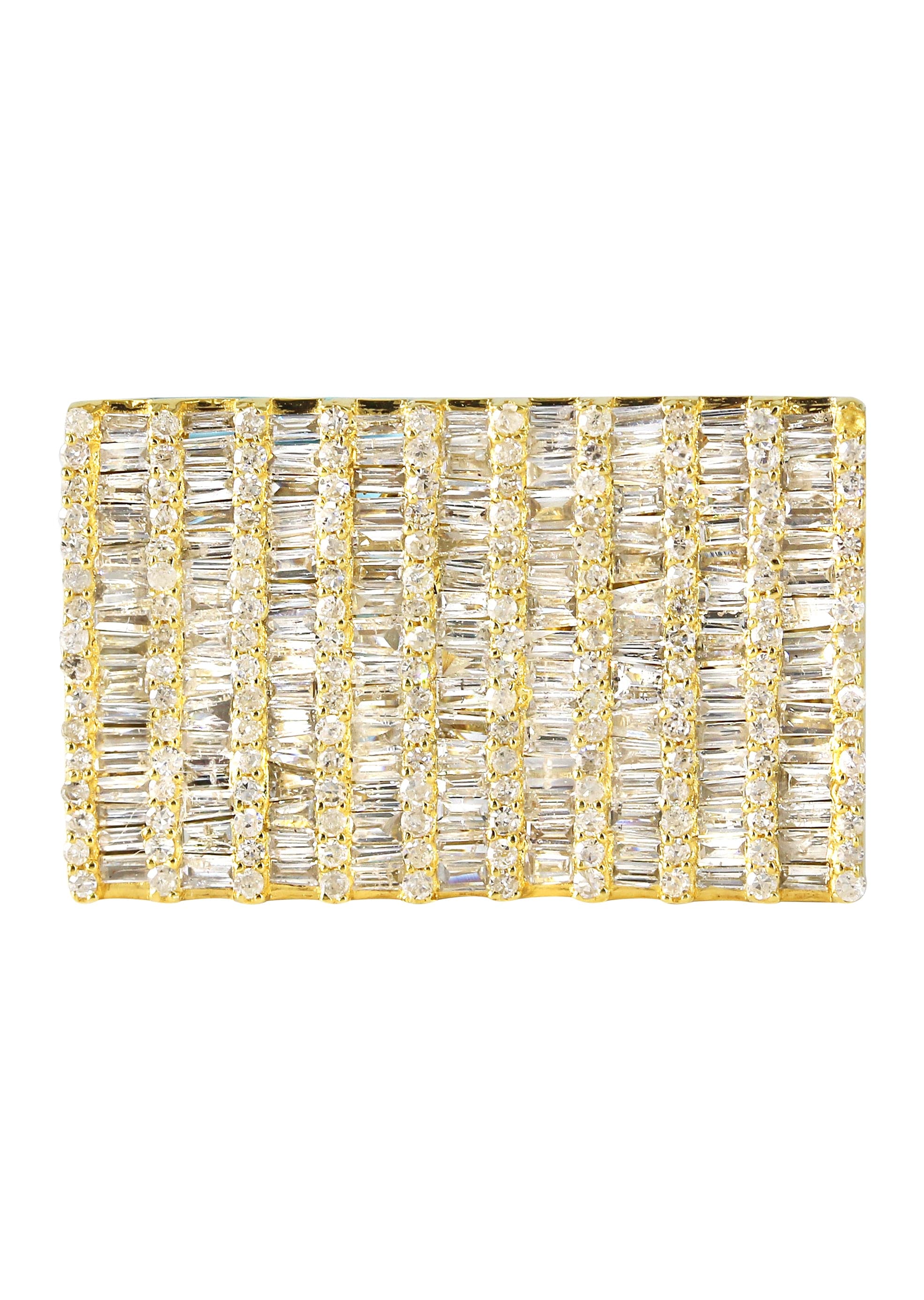 Mens Baguette Diamond Pinky Ring | 1.64 Carats | 9.5 Grams