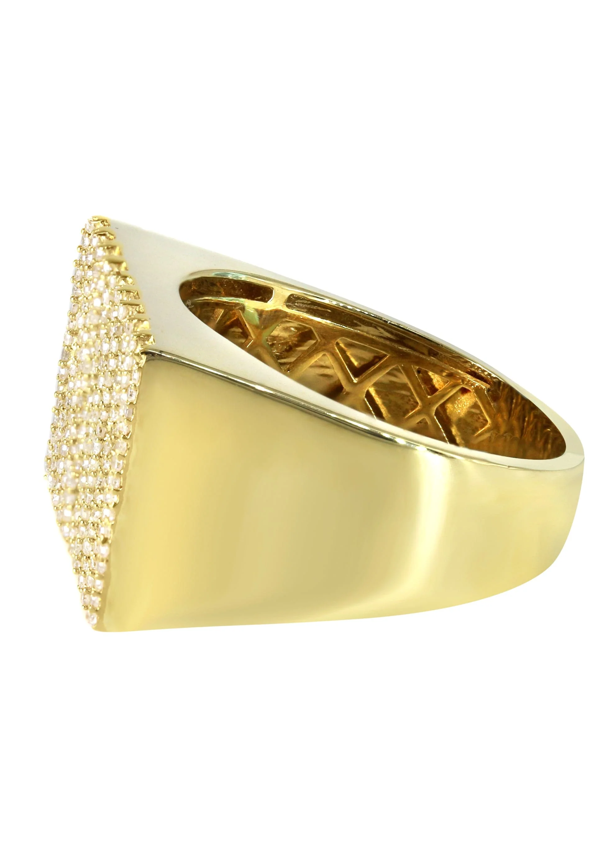 Mens Baguette Diamond Pinky Ring | 1.64 Carats | 9.5 Grams - Image 2