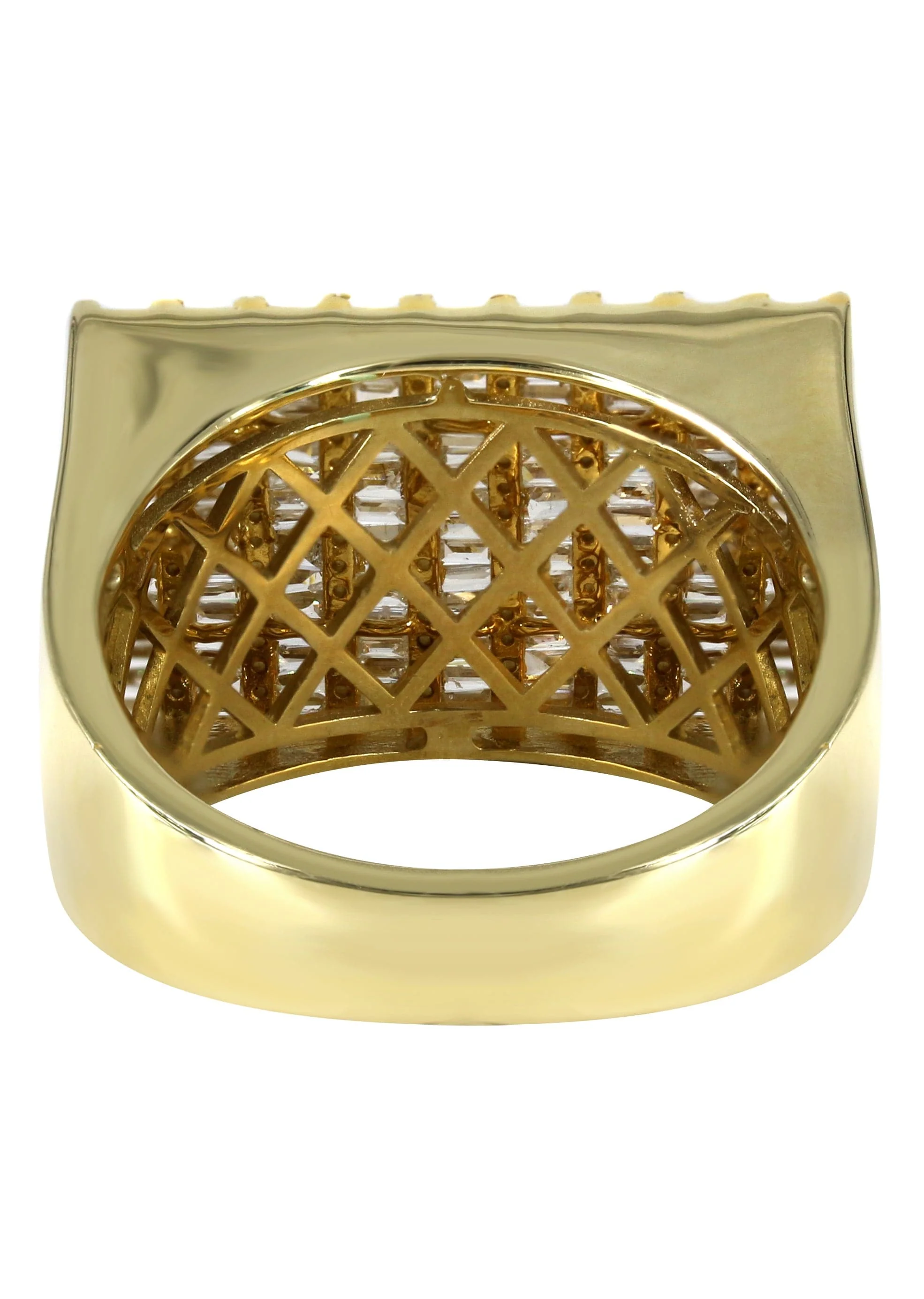 Mens Baguette Diamond Pinky Ring | 1.64 Carats | 9.5 Grams - Image 3