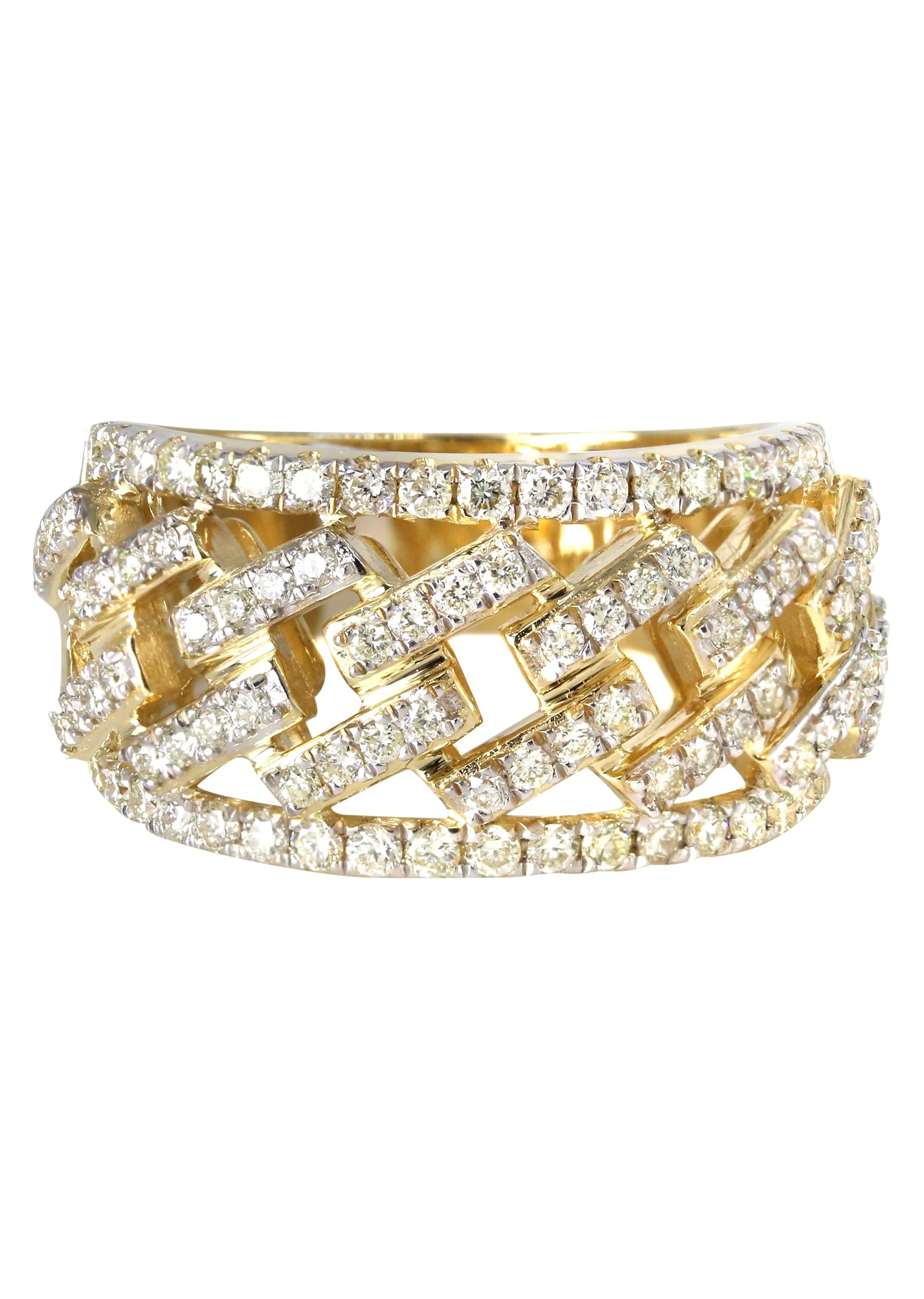 Mens Miami Cuban Diamond Pinky Ring Ring | 1.46 Carats | 9.6 Grams