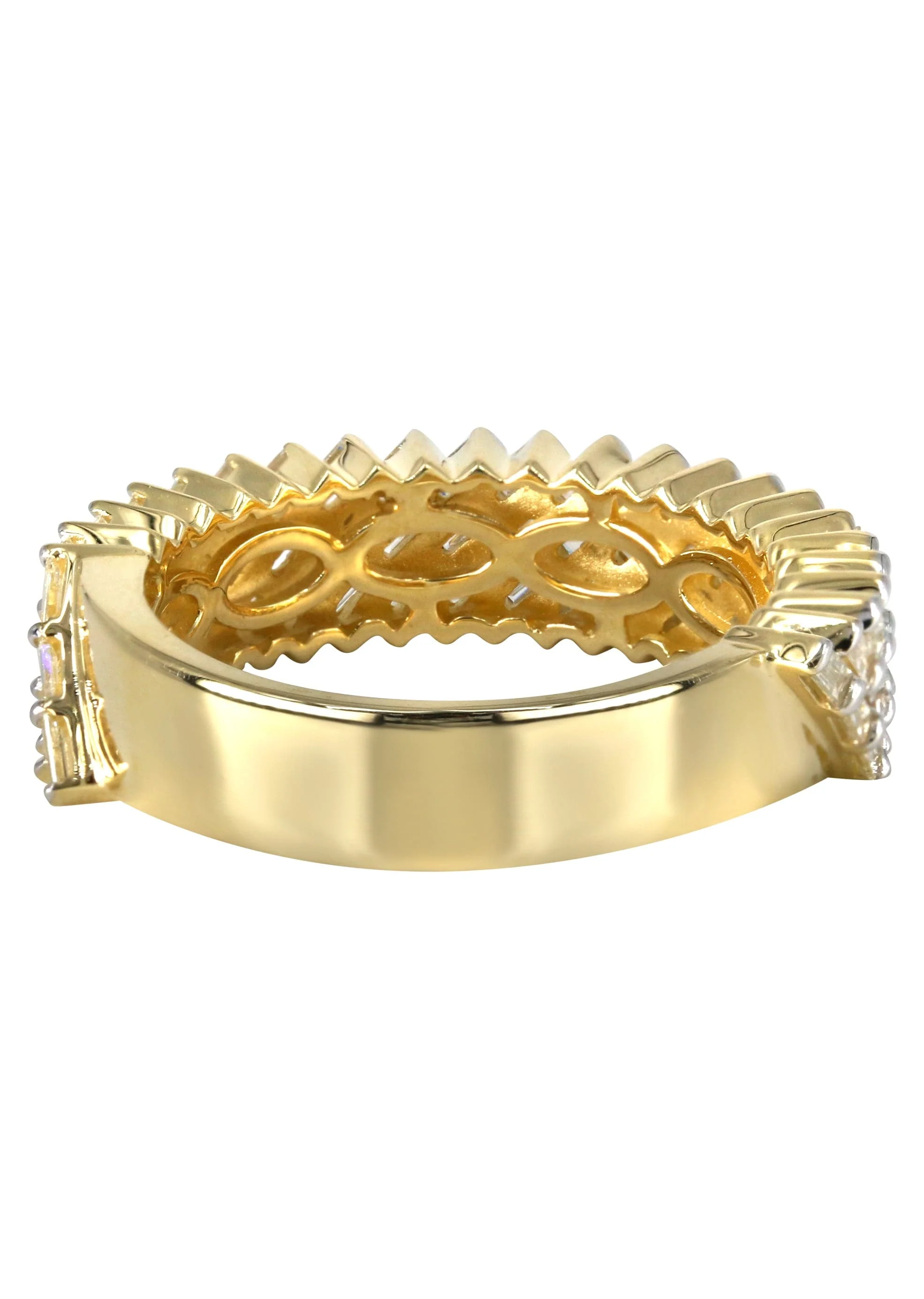 Mens Baguette Diamond Pinky Ring | 1.87 Carats | 8.3 Grams - Image 3