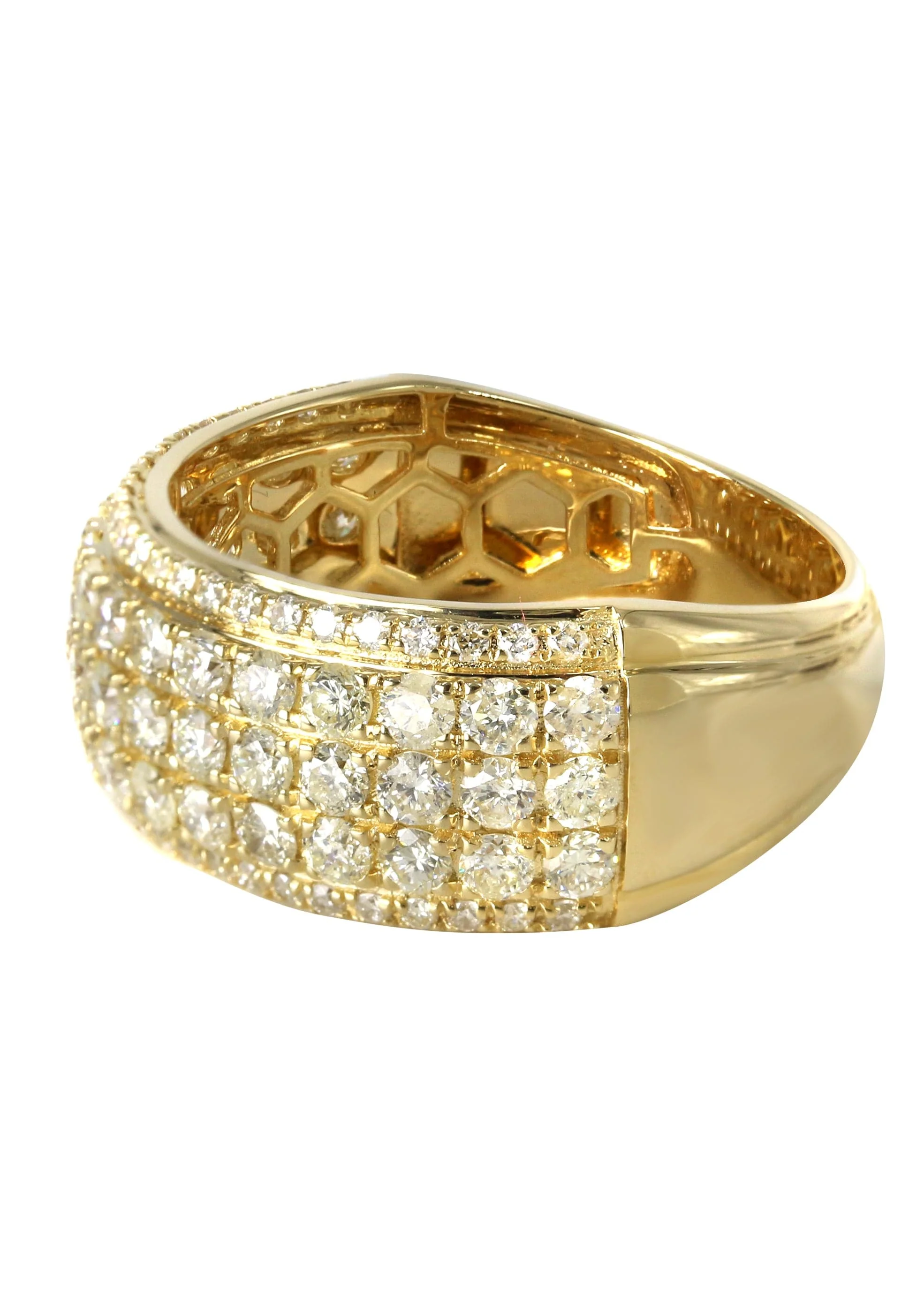 Mens Diamond Pinky Ring  | 3 Carats | 6.2 Grams - Image 2