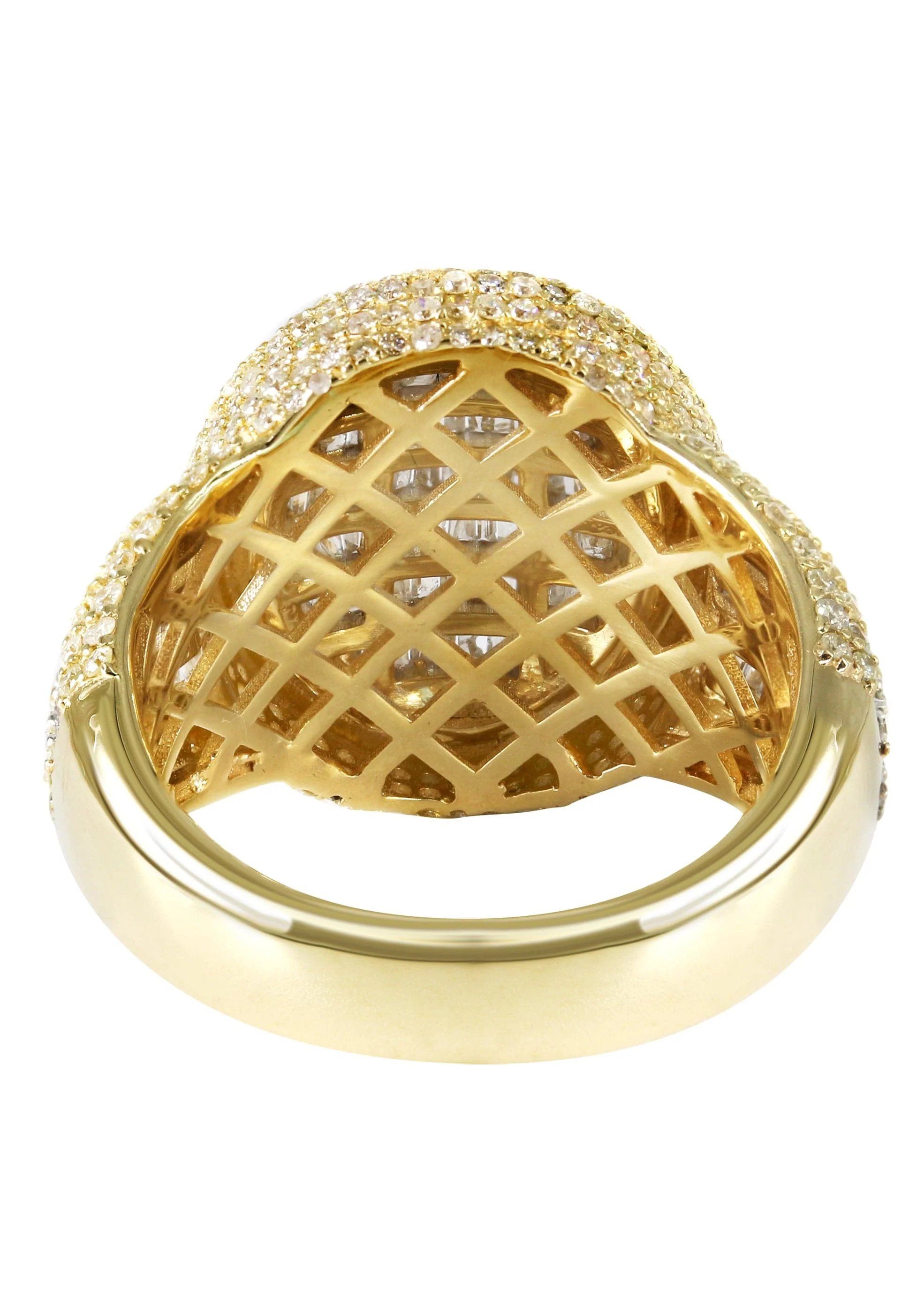 Mens Baguette Diamond Pinky Ring  | 4.4 Carats | 9.7 Grams - Image 3