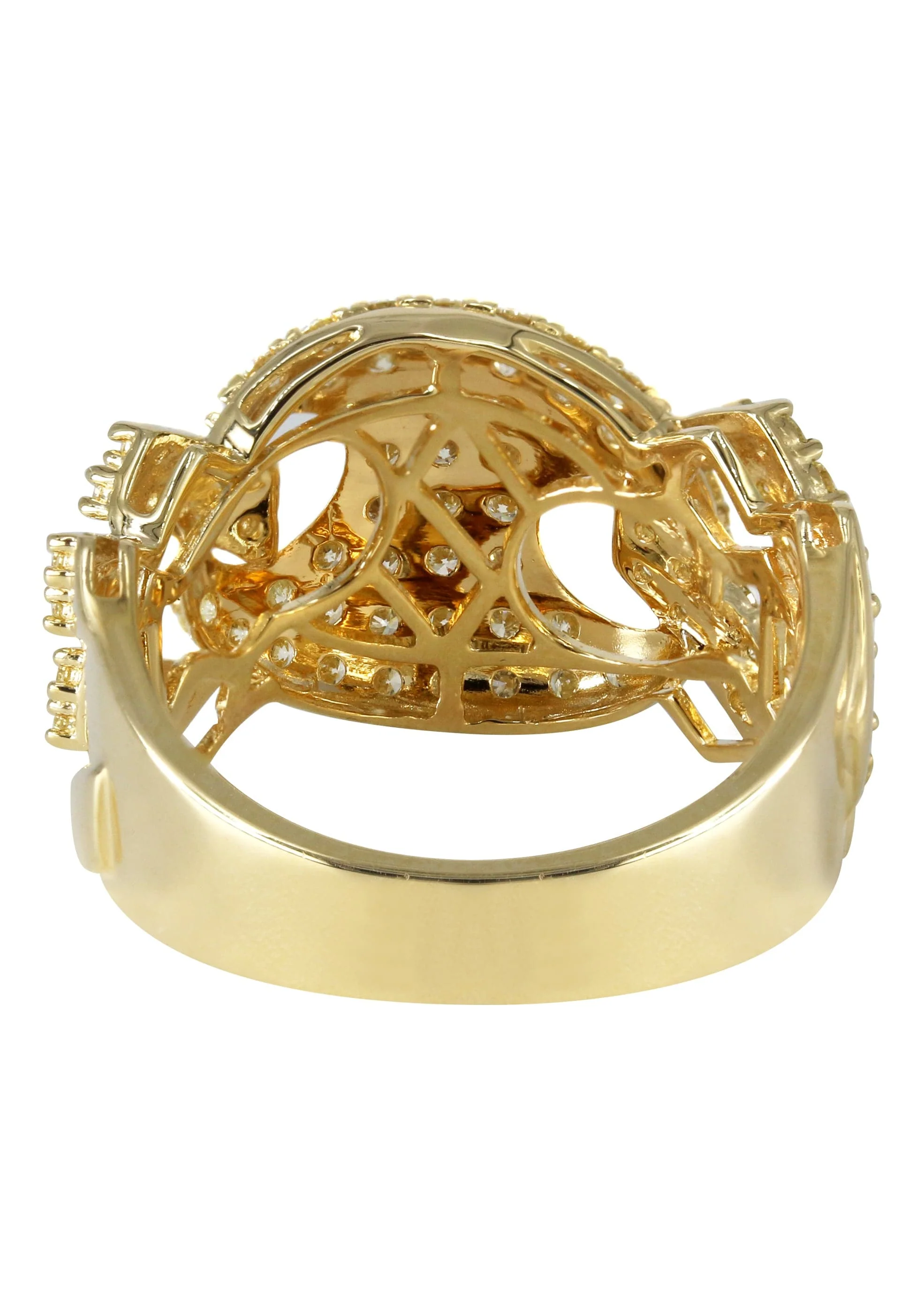 Mens Miami Cuban Diamond Pinky Ring | 2.25 Carats | 7.7 Grams - Image 3