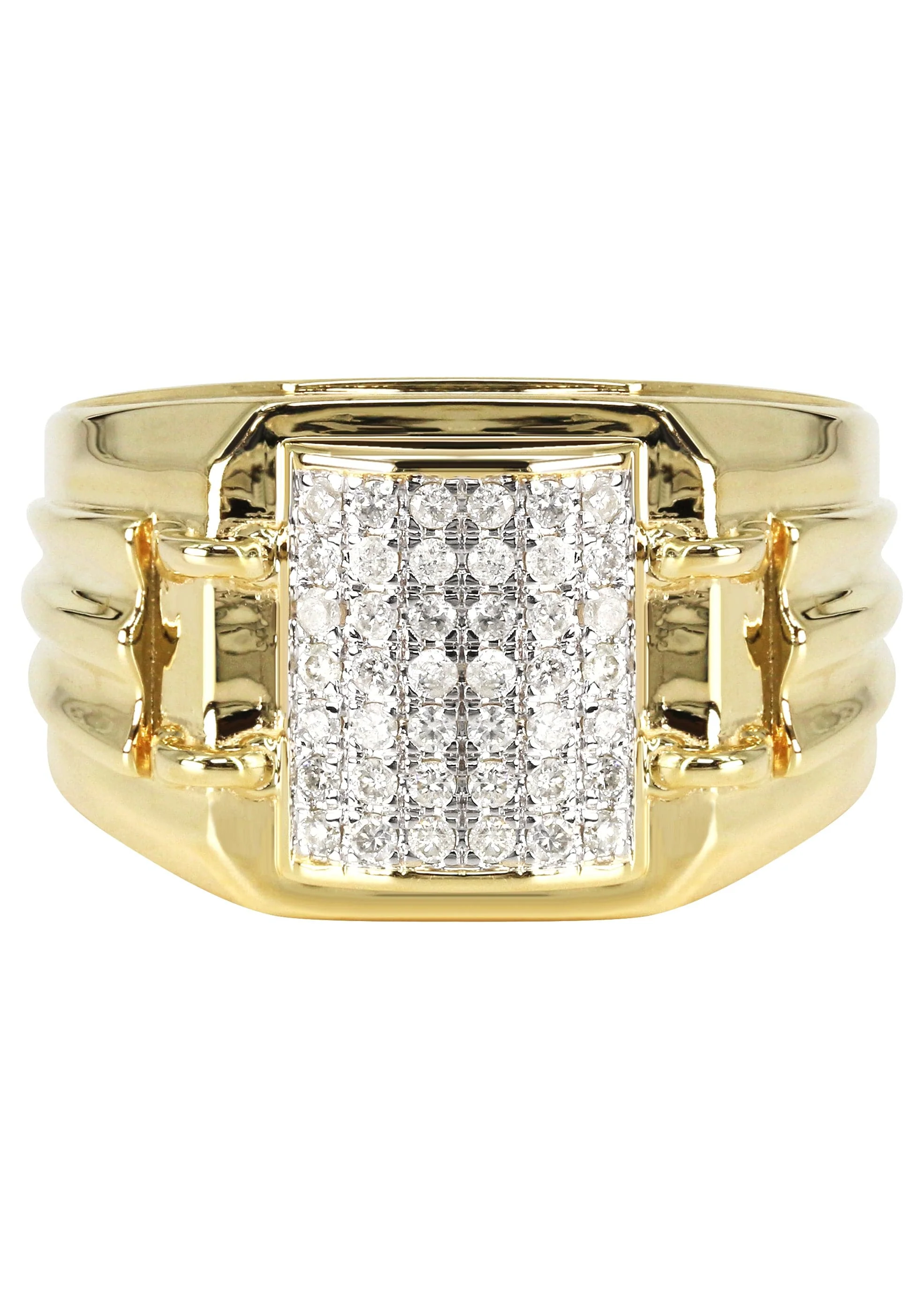 Mens Diamond  Ring | 0.47 Carats | 9.1 Grams