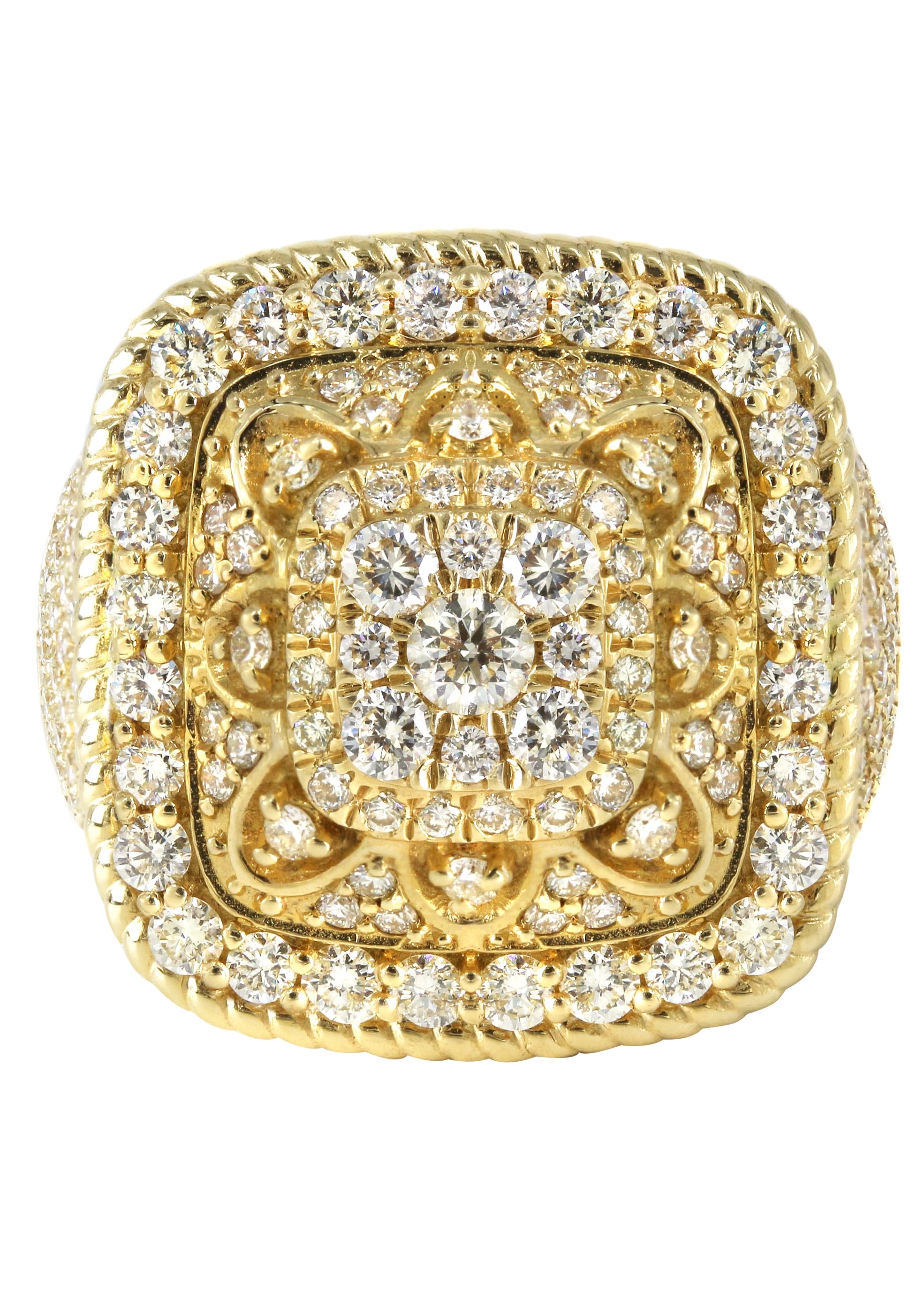 Mens Diamond Pinky Ring | 4.93 Carats | 21.7 Grams