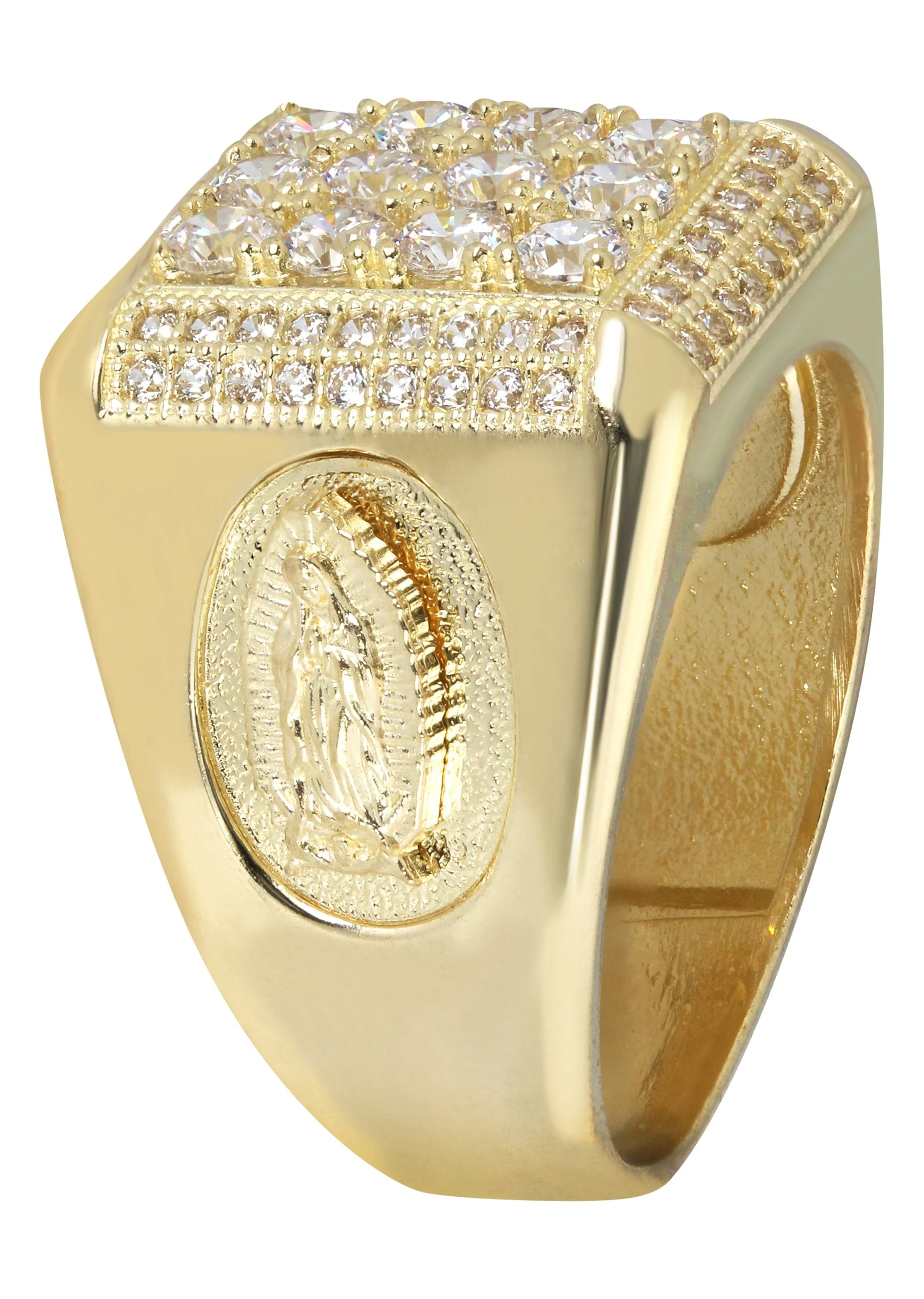 10K Gold Ring For Men - Mens Pinky Ring   |  9.1 Grams - Image 2