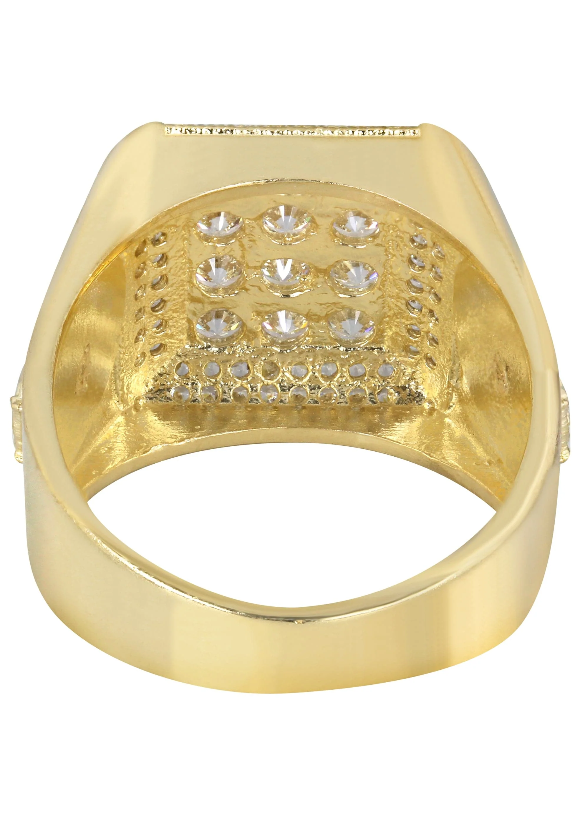 10K Gold Ring For Men - Mens Pinky Ring   |  9.1 Grams - Image 3