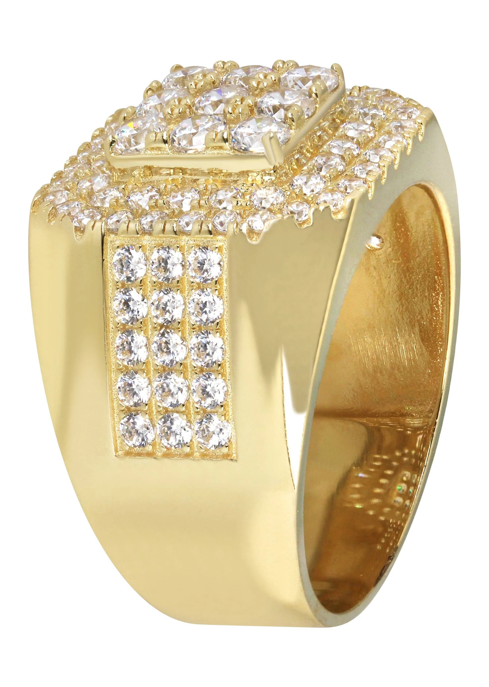 10K Gold Ring For Men - Mens Pinky Ring   | 9.3 Grams - Image 2