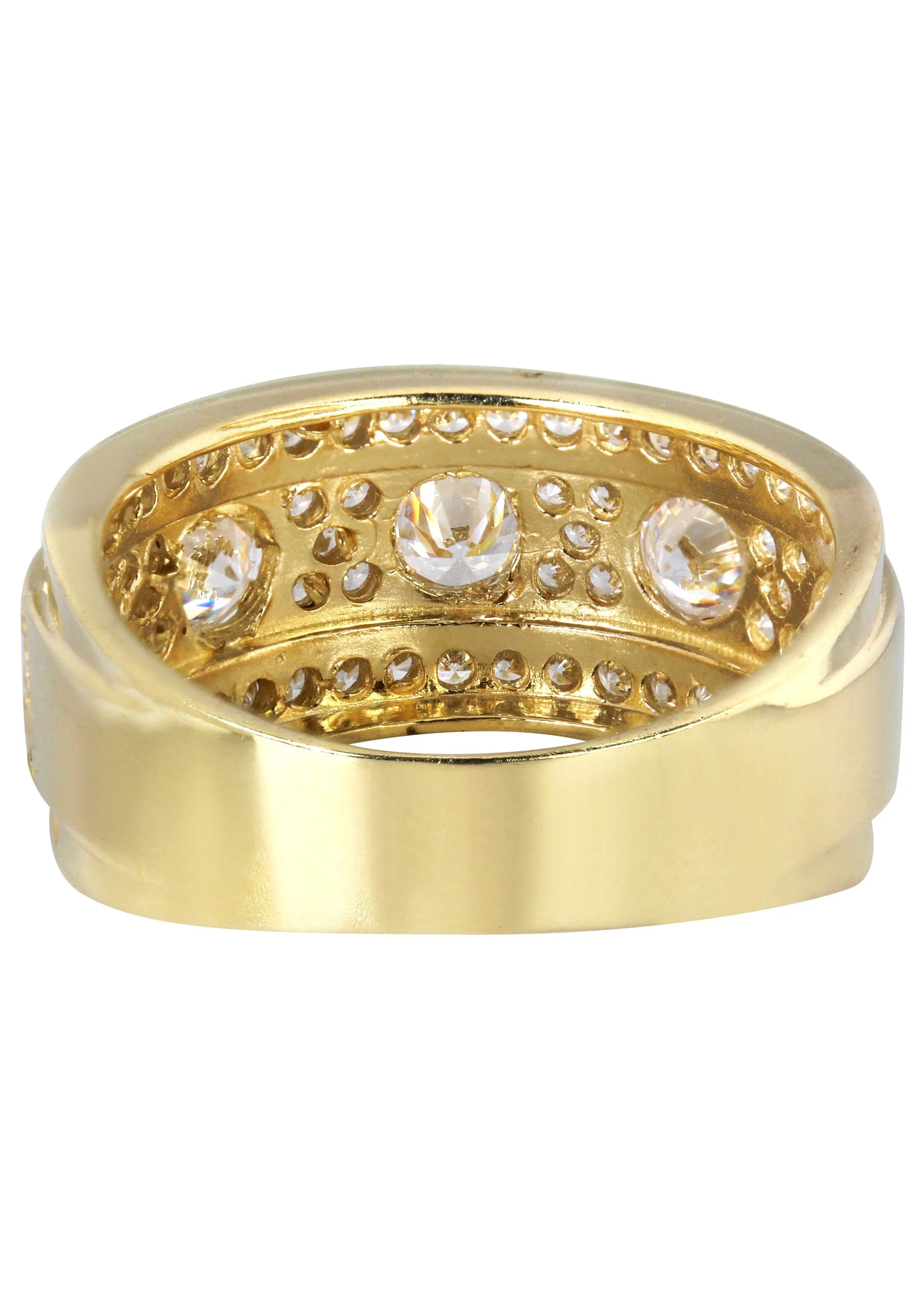 10K Wedding Band Gold Ring For Men - Mens Pinky Ring | 7.5 Grams - Image 3