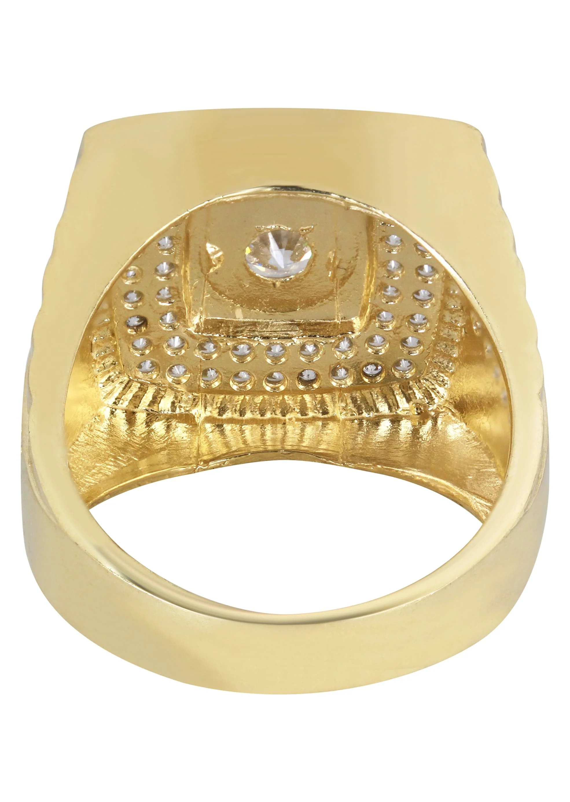 10K Gold Ring For Men - Mens Pinky Ring   | 9.3 Grams - Image 3