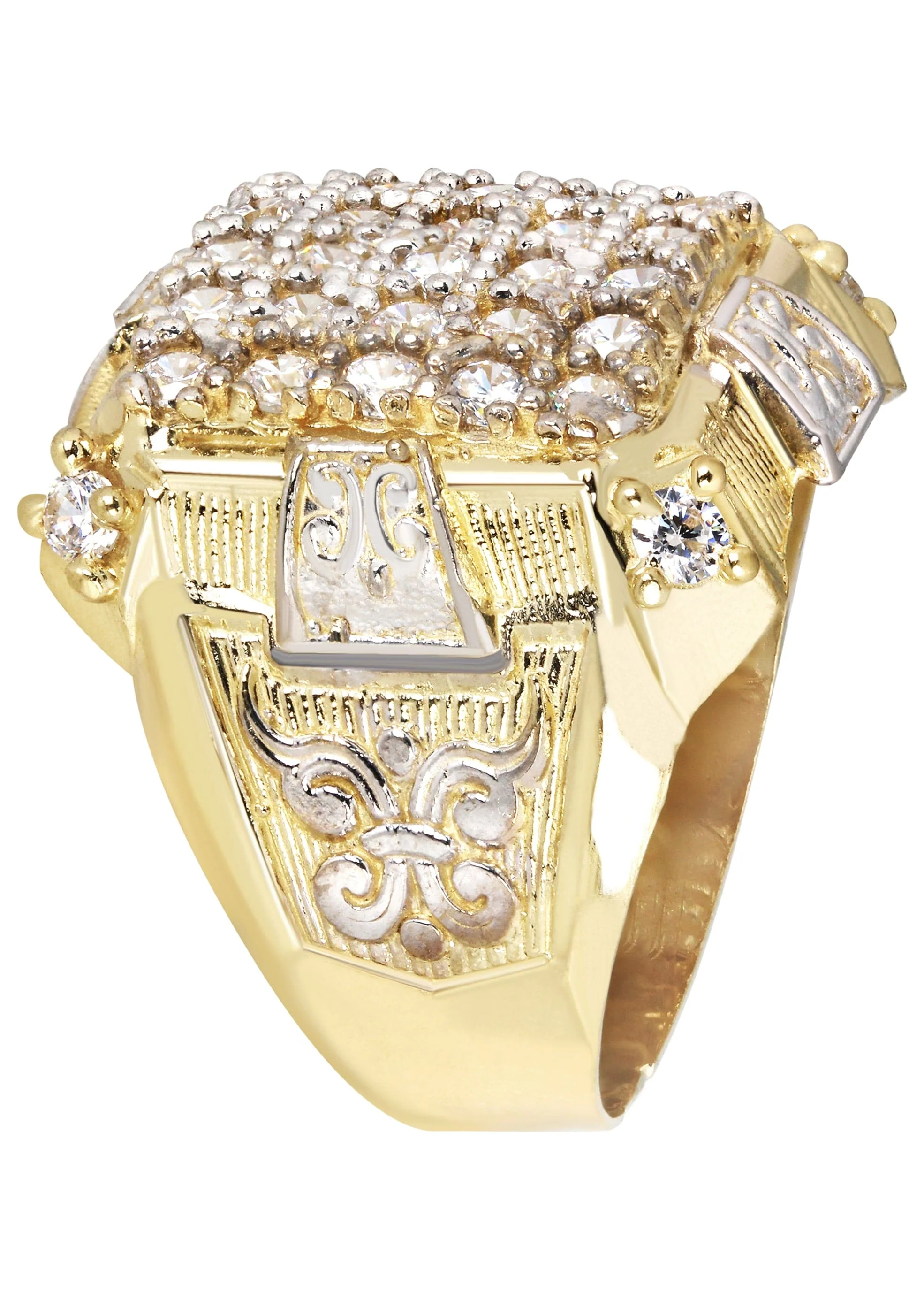 10K Gold Ring For Men - Mens Pinky Ring | 7.3 Grams - Image 2