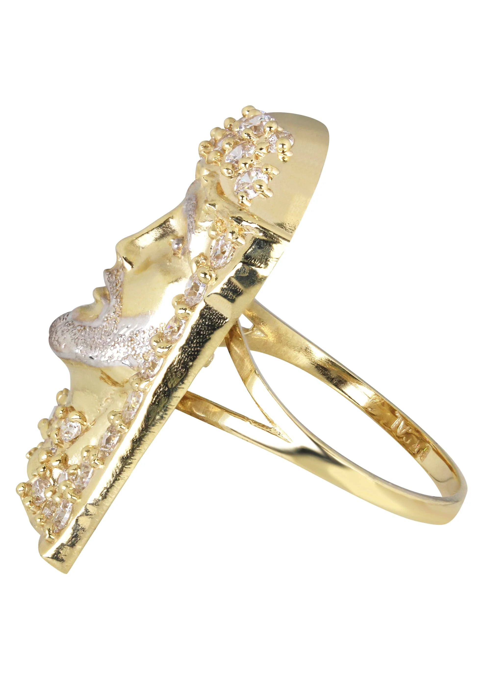 10K Jesus Gold Ring For Me  | 6.4 Grams - Image 2
