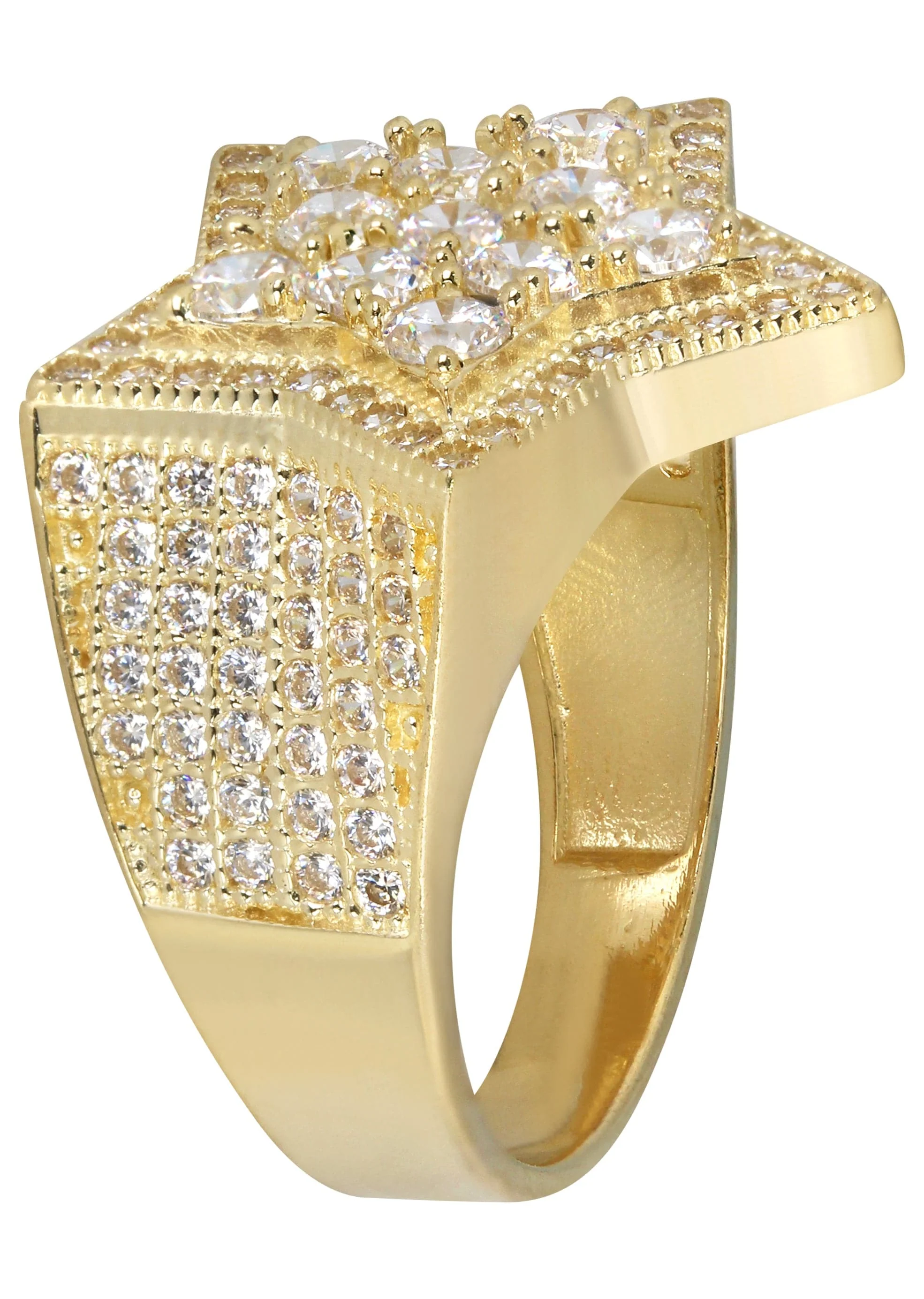 10K Gold Ring For Men - Mens Pinky Ring   | 7.6 Grams - Image 2