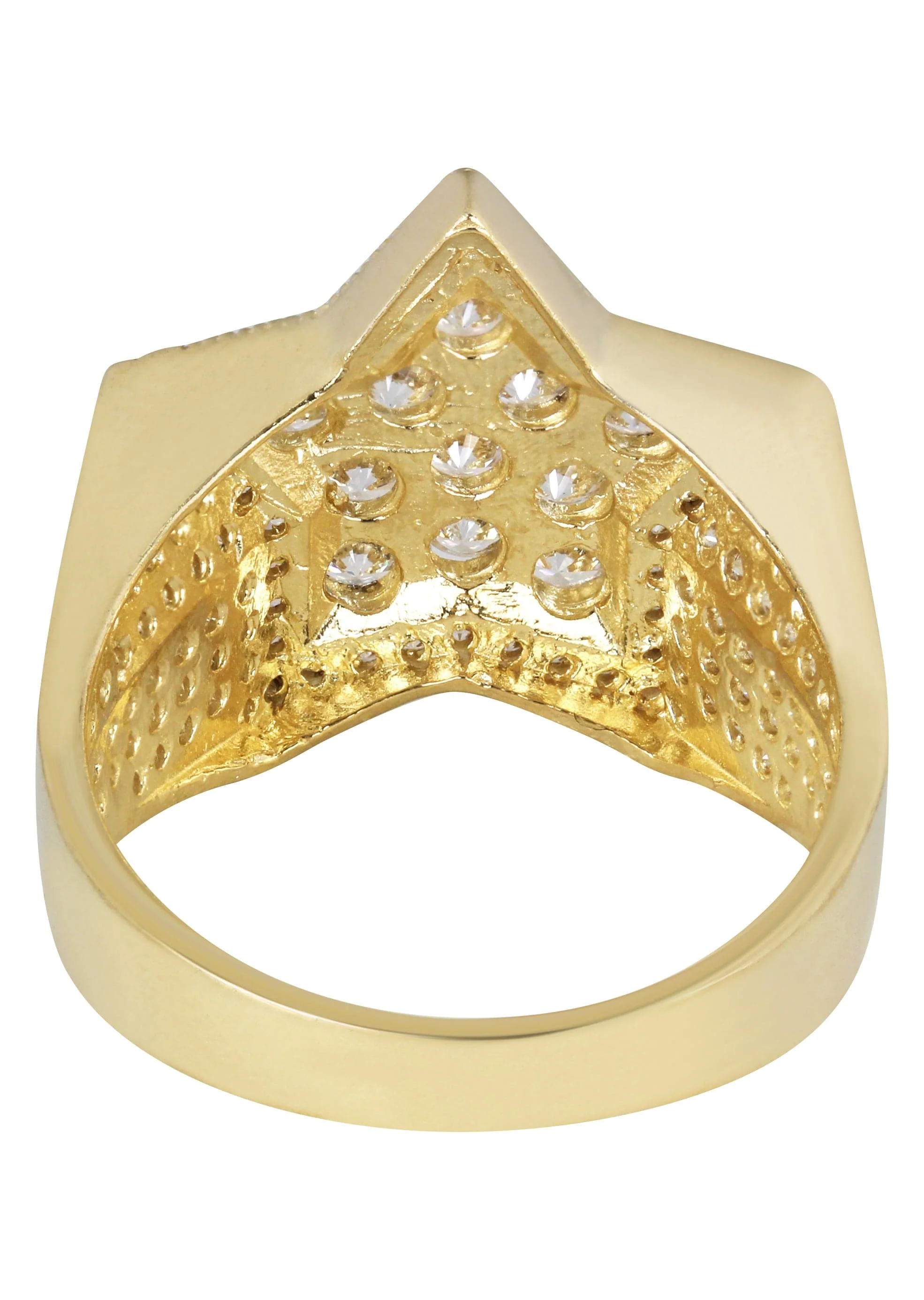 10K Gold Ring For Men - Mens Pinky Ring   | 7.6 Grams - Image 3
